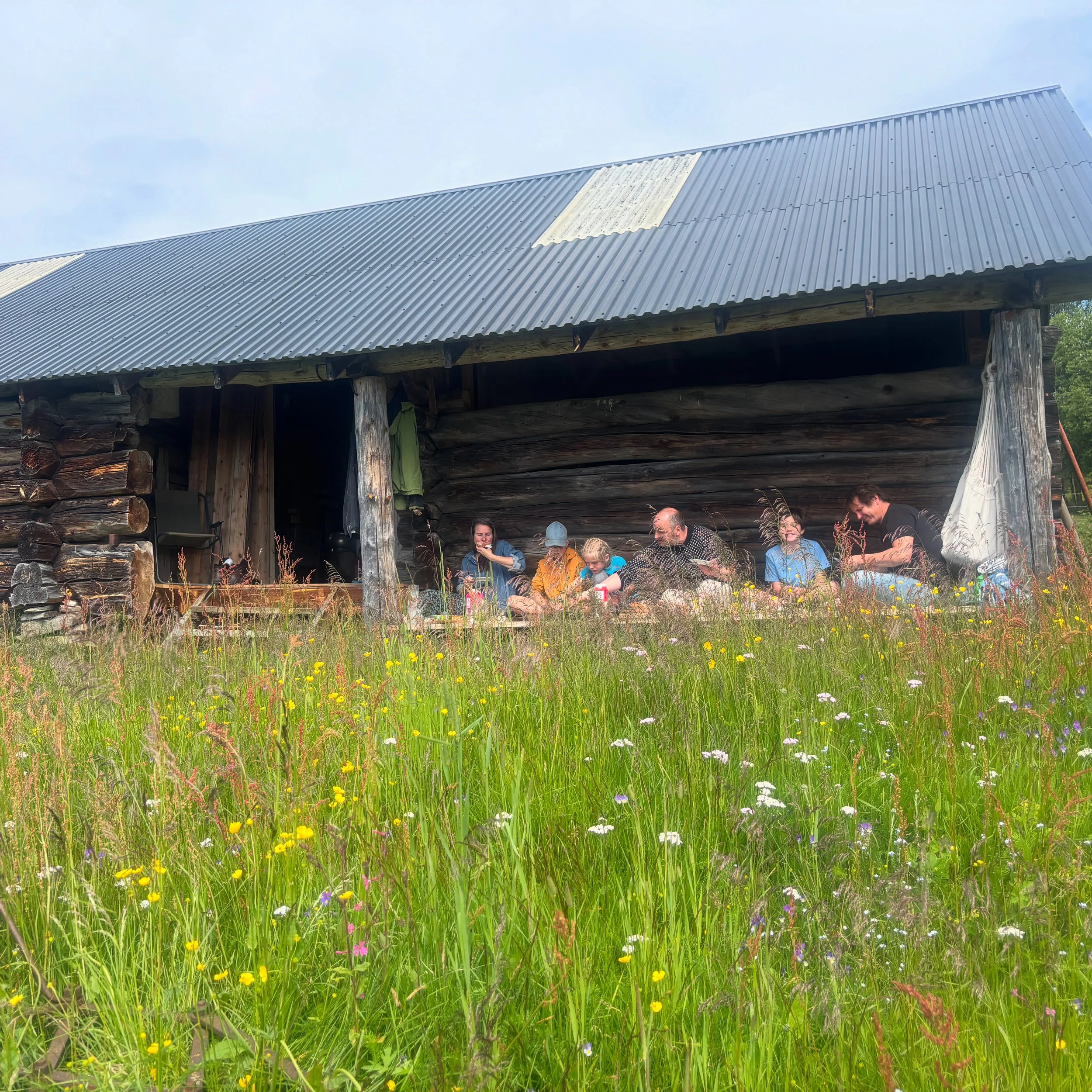 Låven er uendret fra utsiden