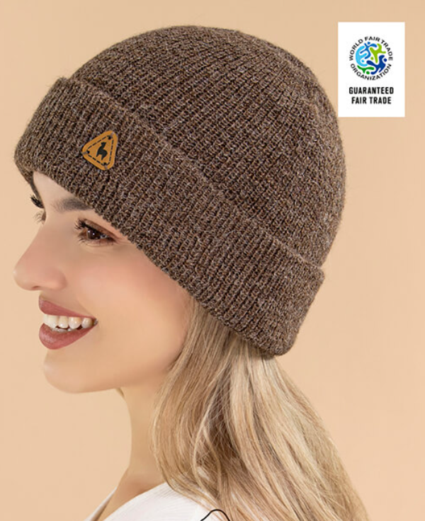 solid, double knit hat 