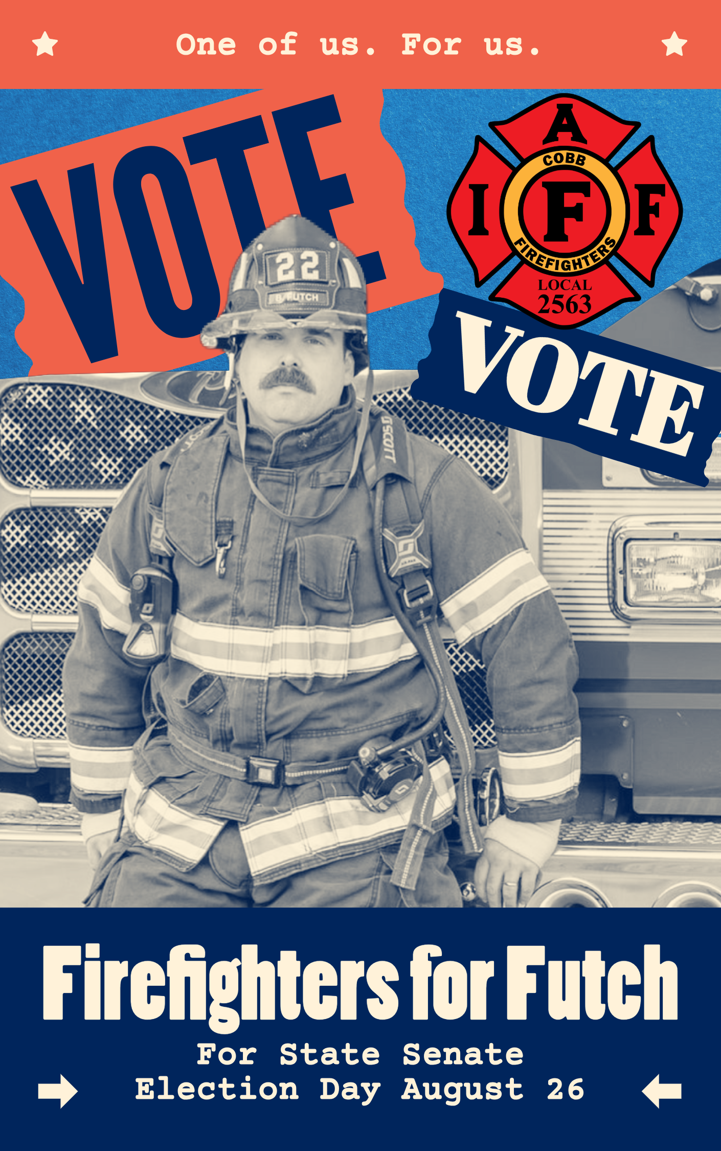 Cobb Professional Fire Fighters Endorse Brice Futch for State Senate 