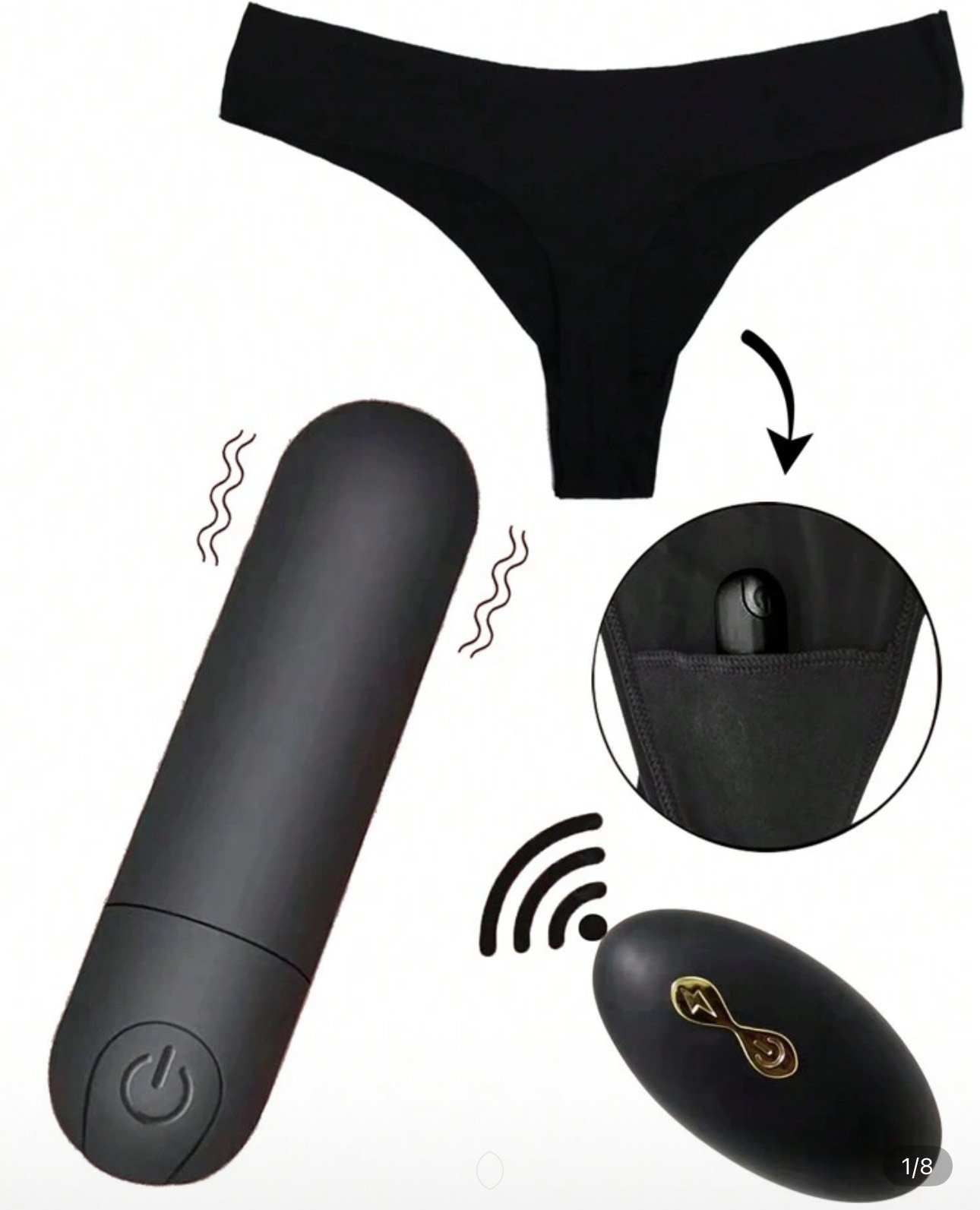 The walk of Pleasure Vibration Panty Set