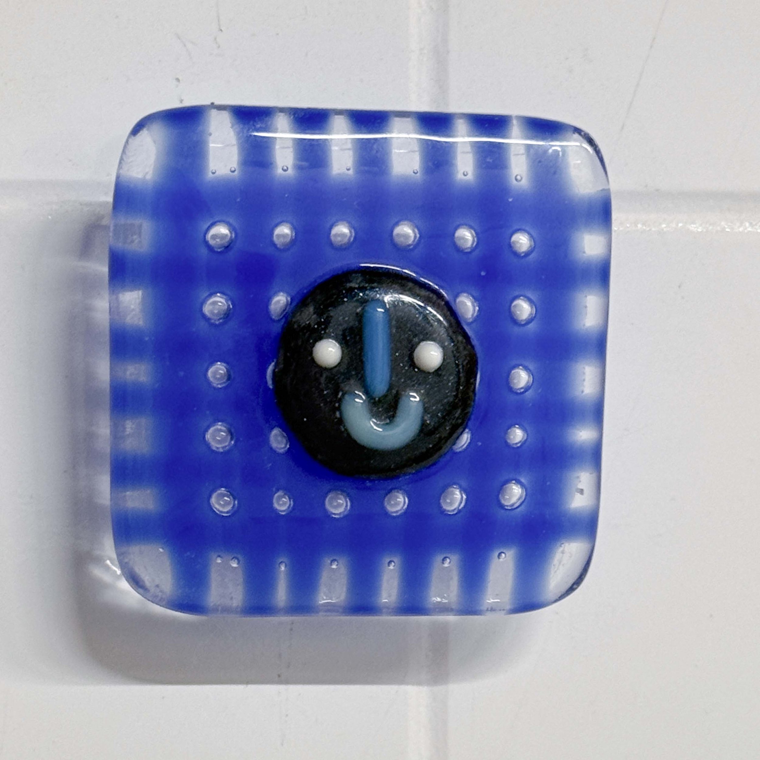 Pockets of Blue Air Smiley Magnet