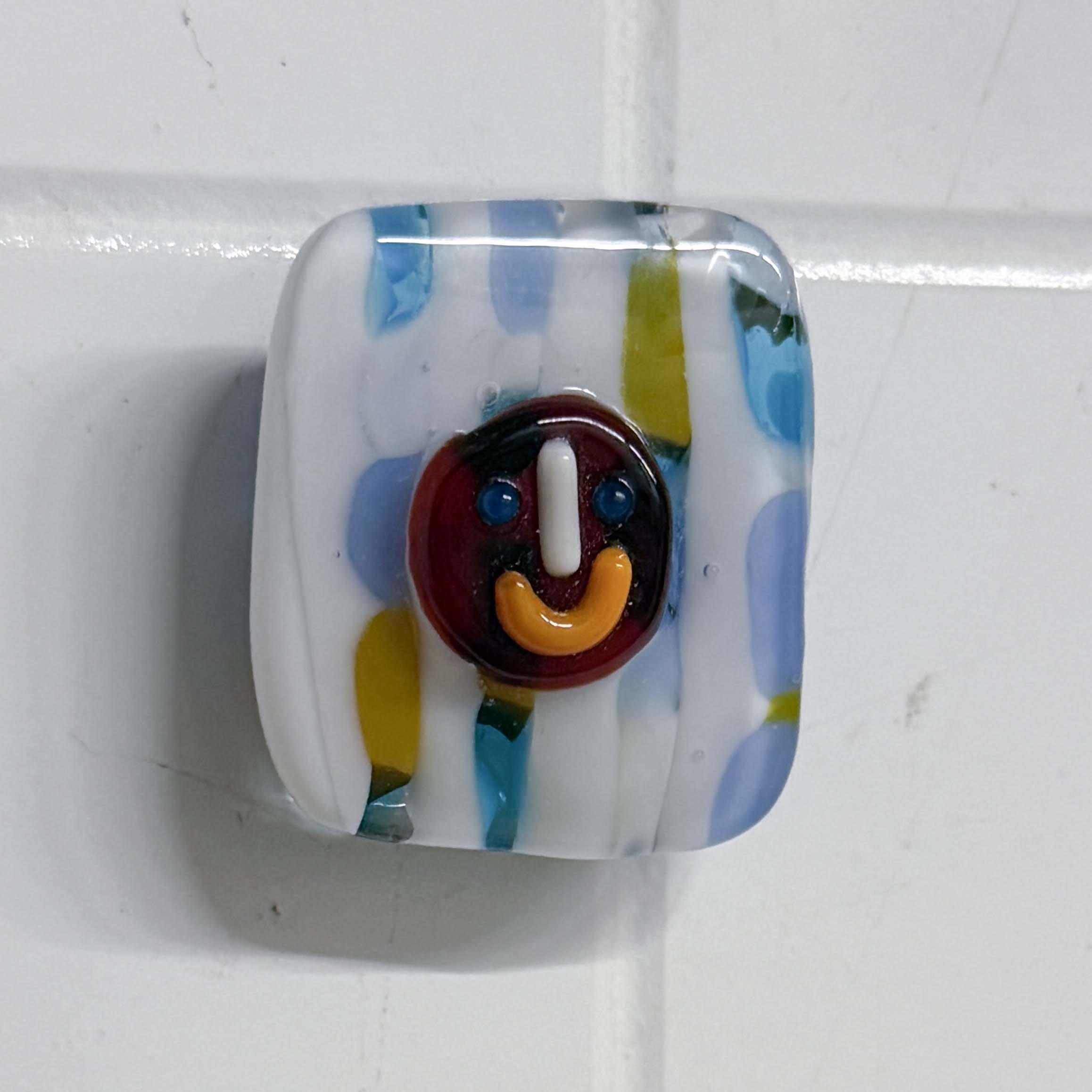 Iced Cherry Smiley Magnet