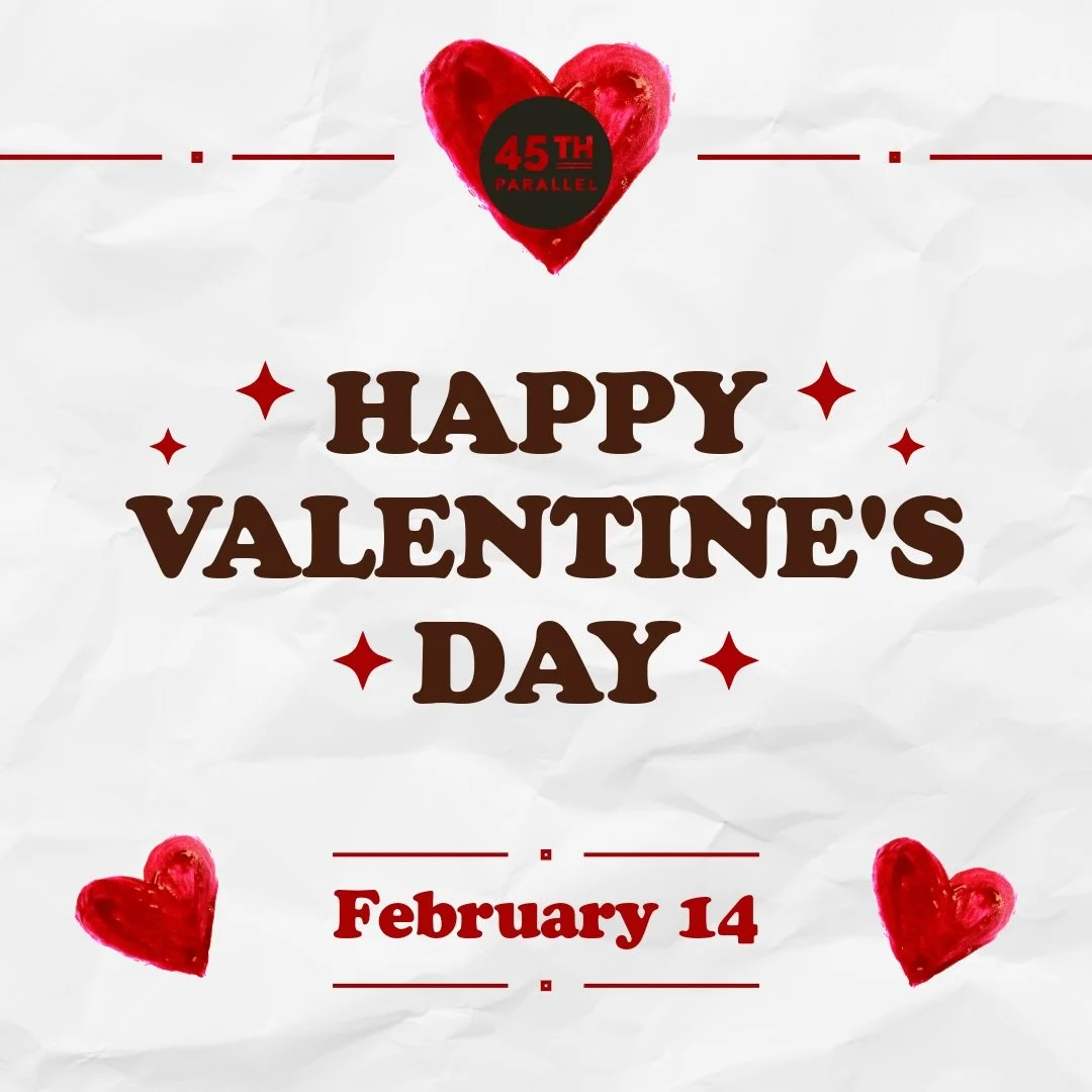 Happy Valentine&rsquo;s Day from the 45th Parallel Building! ❤️✨

Today is all about love, community, and supporting the amazing local businesses that make this space so special. Whether you&rsquo;re stopping by for food, drinks, shopping, or just go