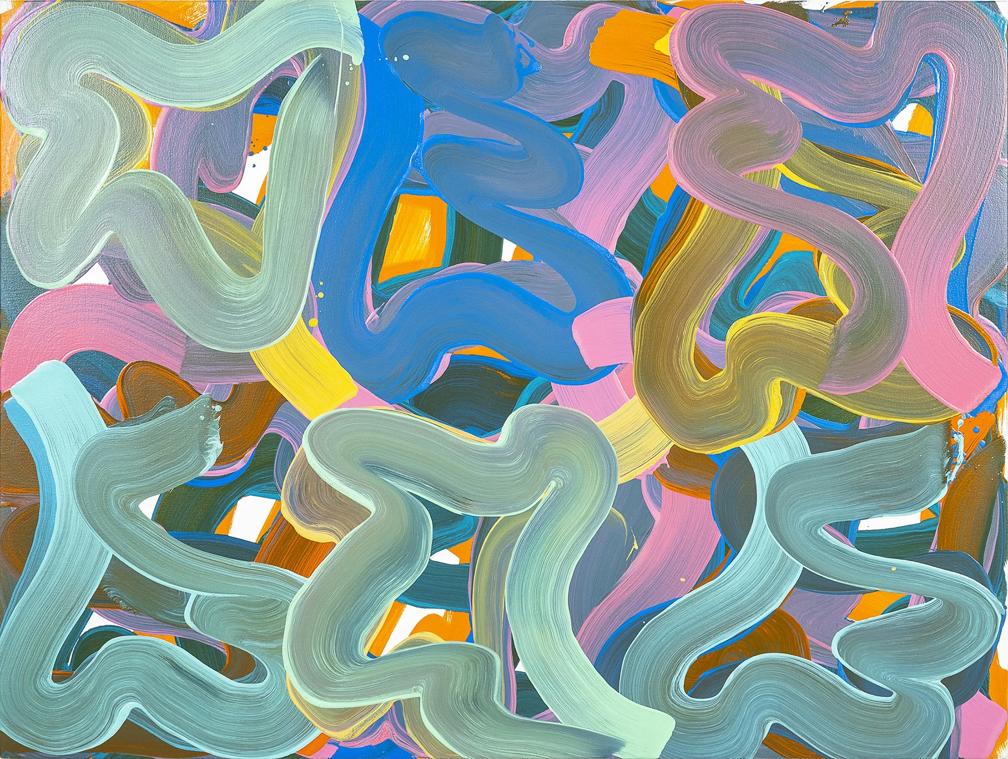 Whirl no. 8, 2025. Oil/canvas — 91.4 x 121.9 cm / 36 x 48 in. Photo: Michael Love (c)