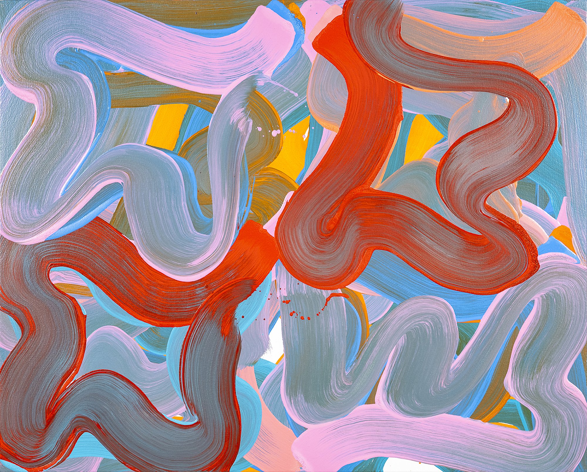 Whirl no. 6, 2025. Oil/canvas — 60.9 x 76.2 cm / 24 x 30 in. Photo: Michael Love (c)
