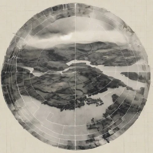 Oculi Parergon – Geography of Memory, 2024. Digital Print on Hahnemühle Photo Rag — 70cm x 70cm