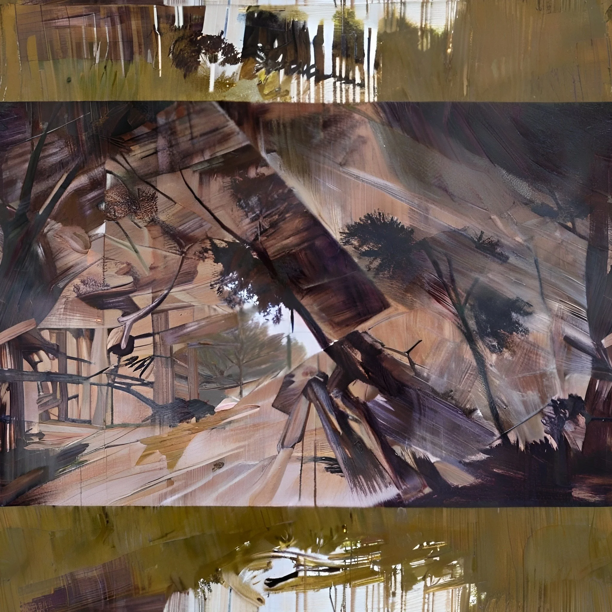 Landscape, Gesture, and Memory, 2024. Digital Print on Hahnemühle Photo Rag — 70cm x 70cm