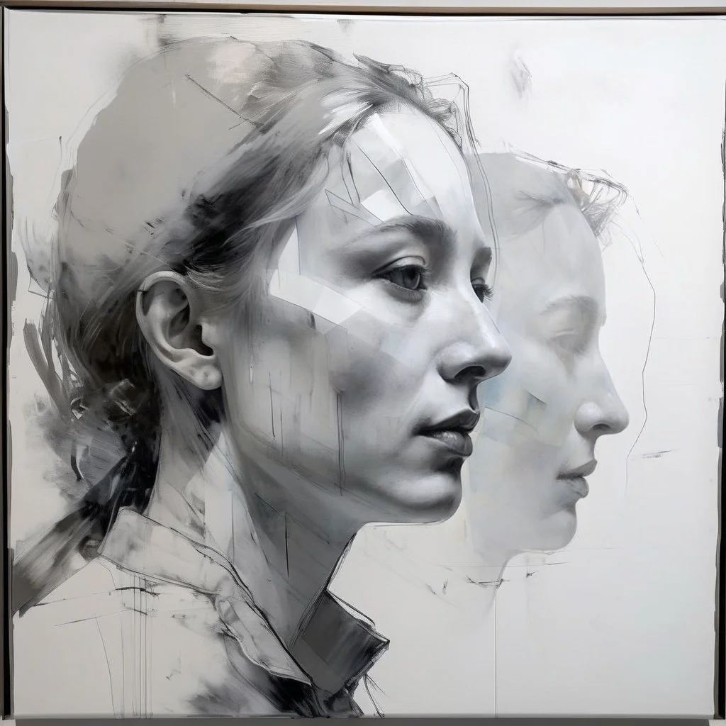 Portrait Study, 2025. Digital Print on Hahnemühle Photo Rag — 70cm x 70cm