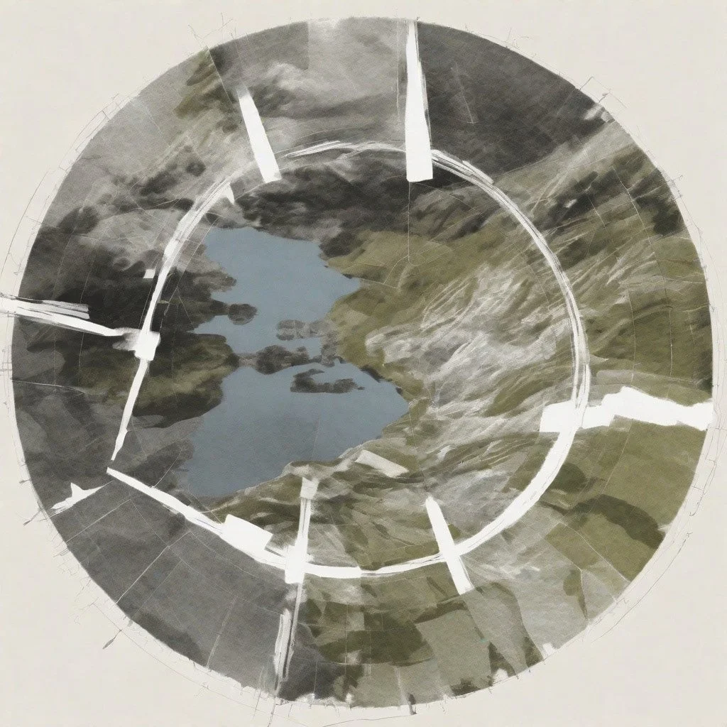 Geography of Memory, 2024. Digital print on Hahnemühle Photo Rag - 70x70cm