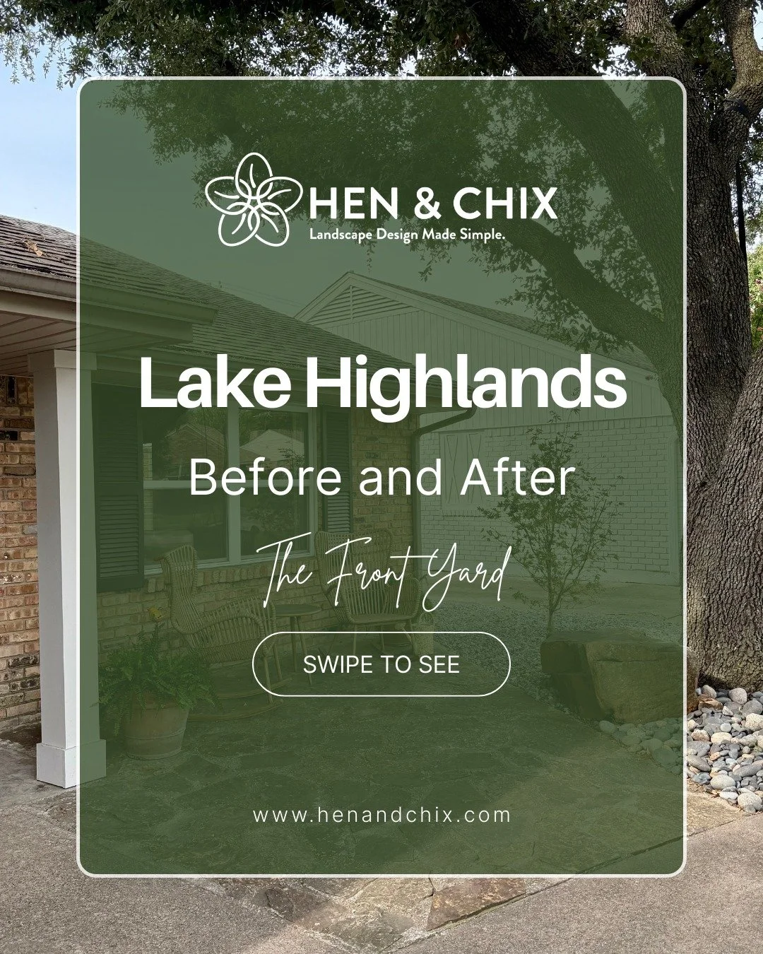 Every home deserves a front yard that feels as welcoming as the people inside. 💛🏡

For this Lake Highland project, we wanted the front yard to reflect family, warmth, and everyday moments.

Swipe 👉 to see the before &amp; after!

🌸 Raised planter