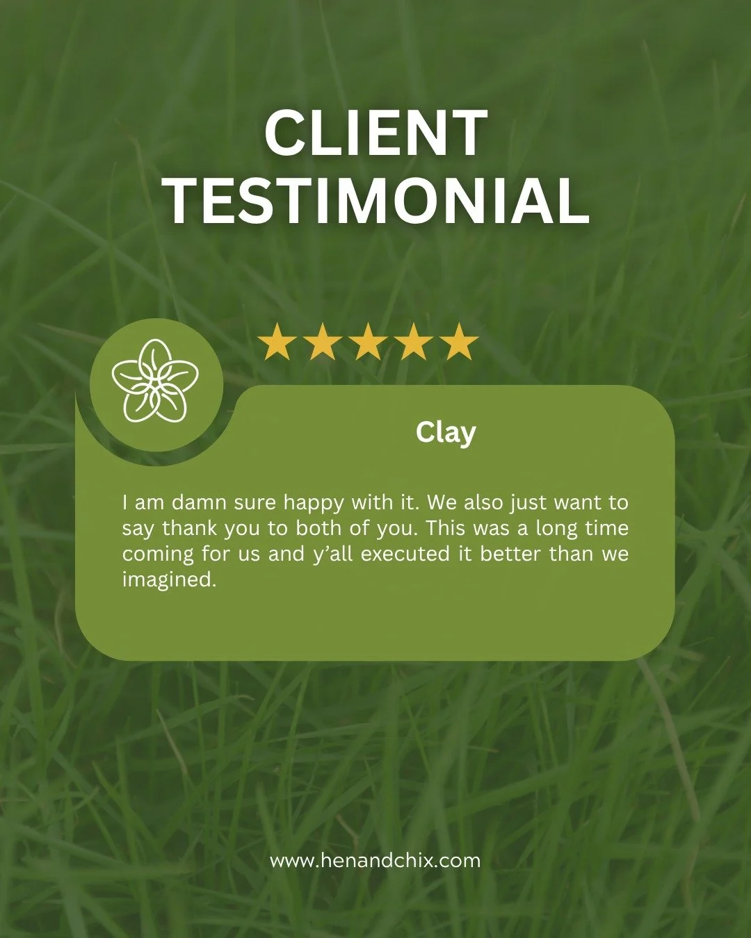 “This was a long time coming... and y’all executed it better than we imagined.”
Translation?
They waited. We delivered.
Because here’s the truth:
Most people sit on landscaping projects for years waiting for more time, more