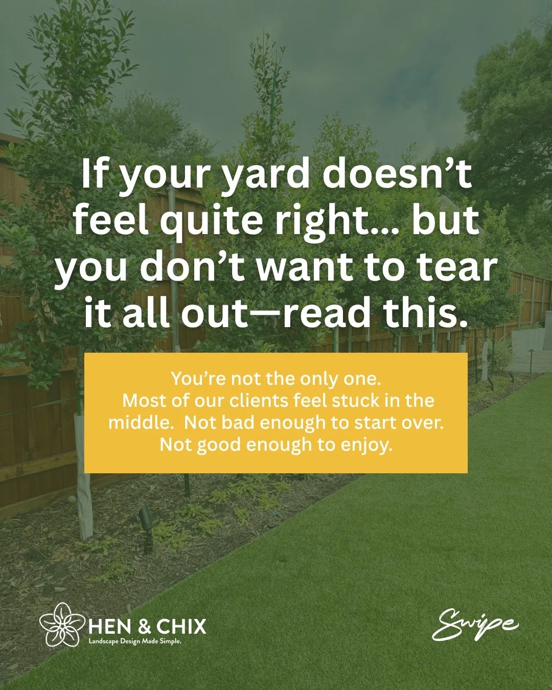 You don’t hate your yard.
But it’s not working either.
And the idea of starting over?
Too expensive. Too chaotic. Too overwhelming.
Here’s the thing:
A full demo isn’t always the smartest move it’s just the default m
