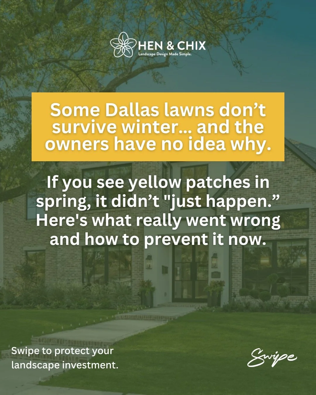 No one wants to deal with yard problems come spring.

Dead patches, soggy turf, and last-minute fixes are stressful (and expensive). The good news? A little prep now saves you and your lawn a lot later.

We put together a simple Dallas-friendly guide