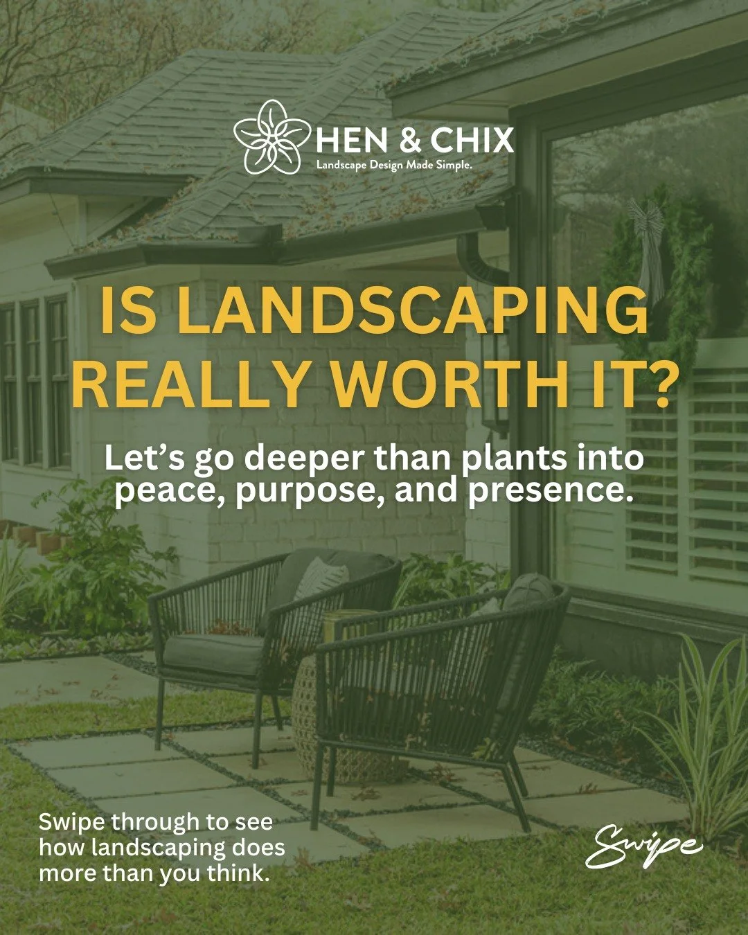 Most people think landscaping is about plants.
But it&rsquo;s really about peace.

A yard that feels chaotic creates mental noise.
One that&rsquo;s calm and well-designed gives you energy back every single day.

When we design your yard, we think abo
