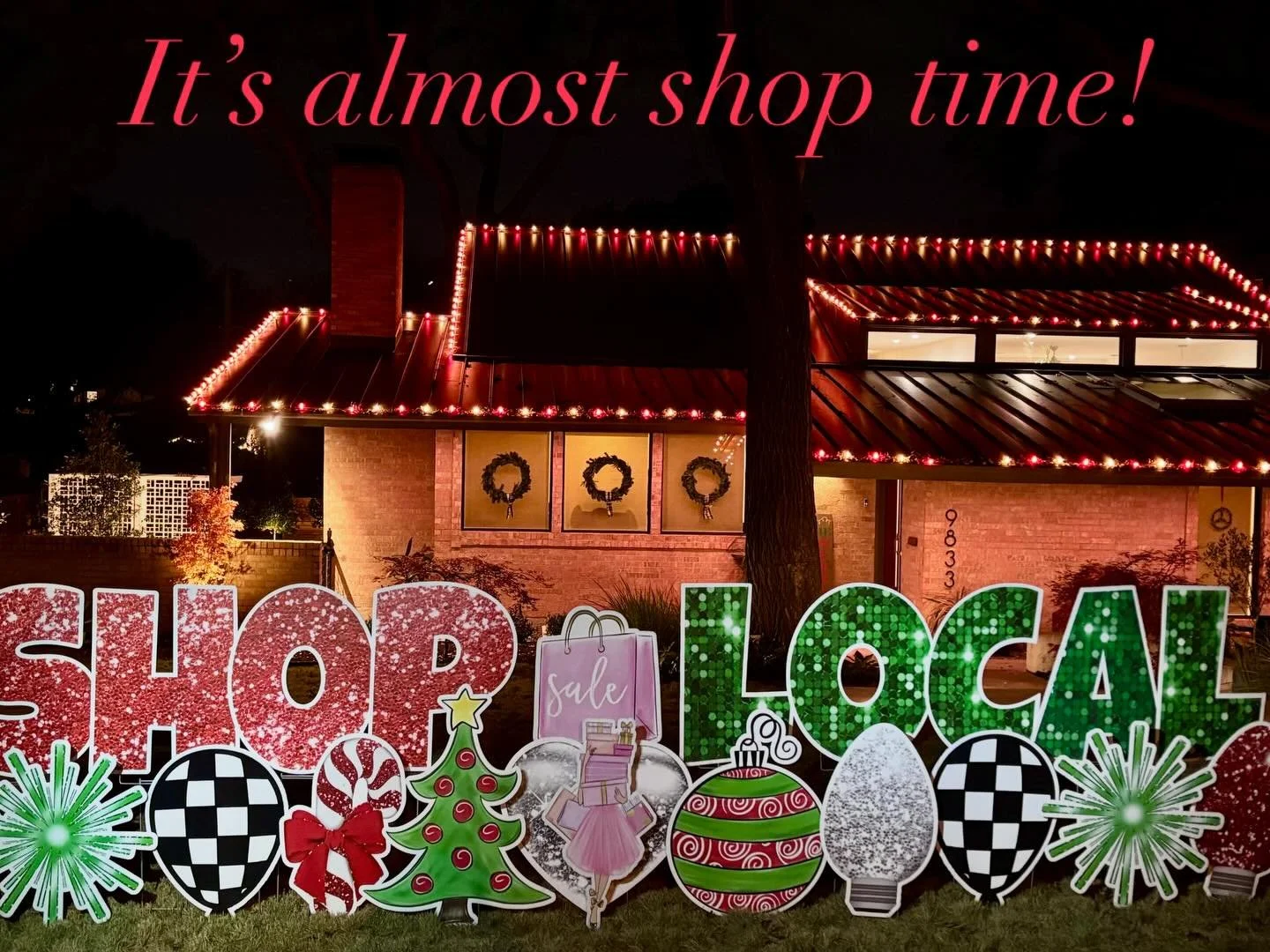 We are so excited to kick off our 5th annual holiday pop up tomorrow (Wednesday)! 
Thank you @yardcardqueen.dallas for making events extra special! 
Shop local.

@malloryscookiejar 
@birdiegirlvintage 
@whatsoever_things 
@maxandlouhome 
@burger_schm
