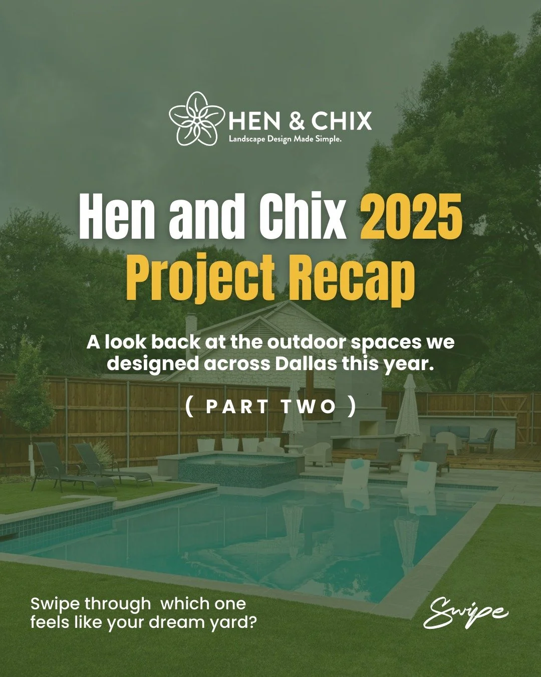 We weren&rsquo;t done yet.

Here&rsquo;s Part 2 of our 2025 project recap a few more outdoor spaces that started with a sketch and ended with something timeless.

This year, we focused on function just as much as beauty:
✔️ Smarter layouts
✔️ Purpose