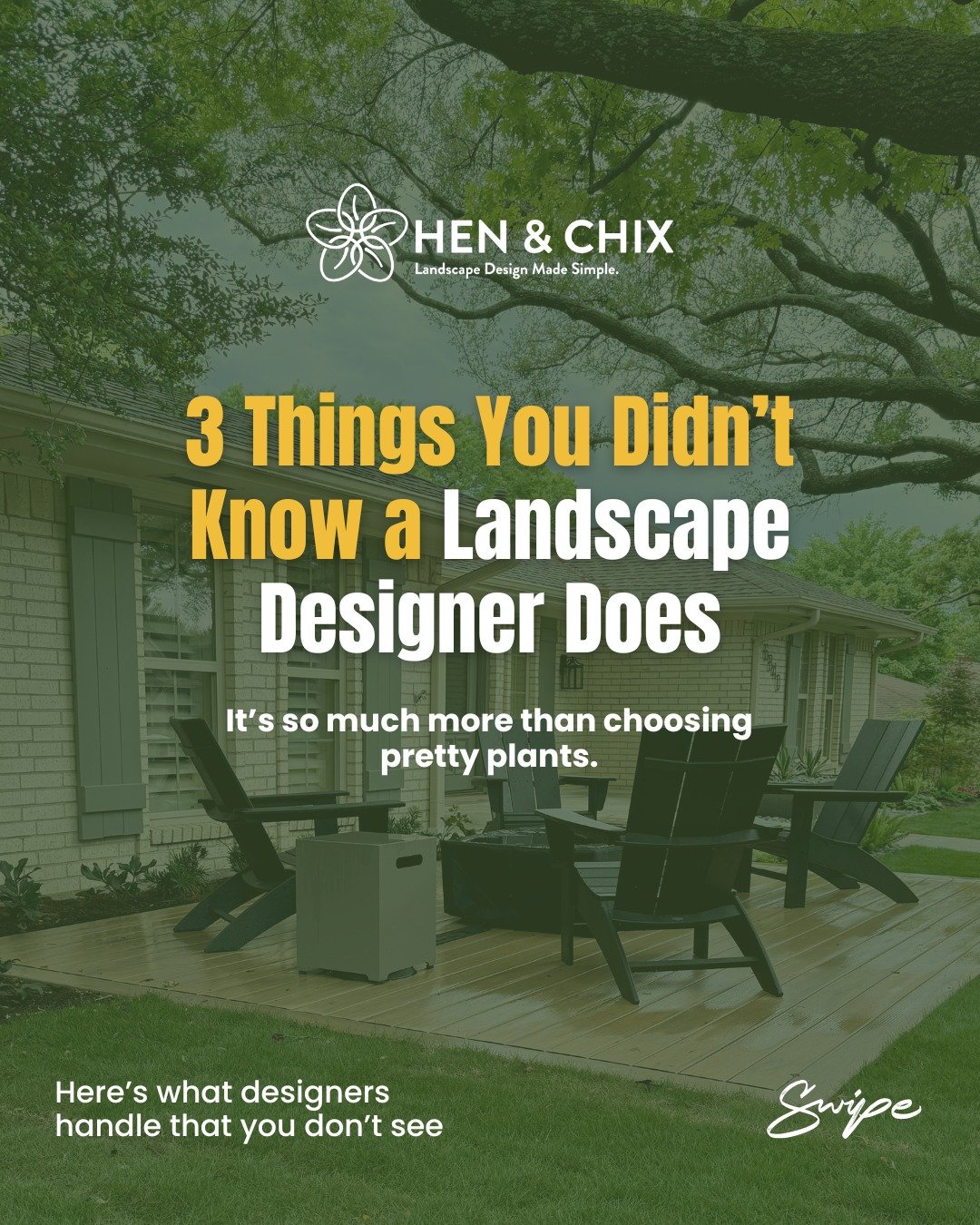 Think landscape design is just picking plants and throwing down mulch?

We wish it were that simple.

Here are 3 things you might not know we do but make all the difference in your project:

We solve drainage issues before they become disasters. Wate