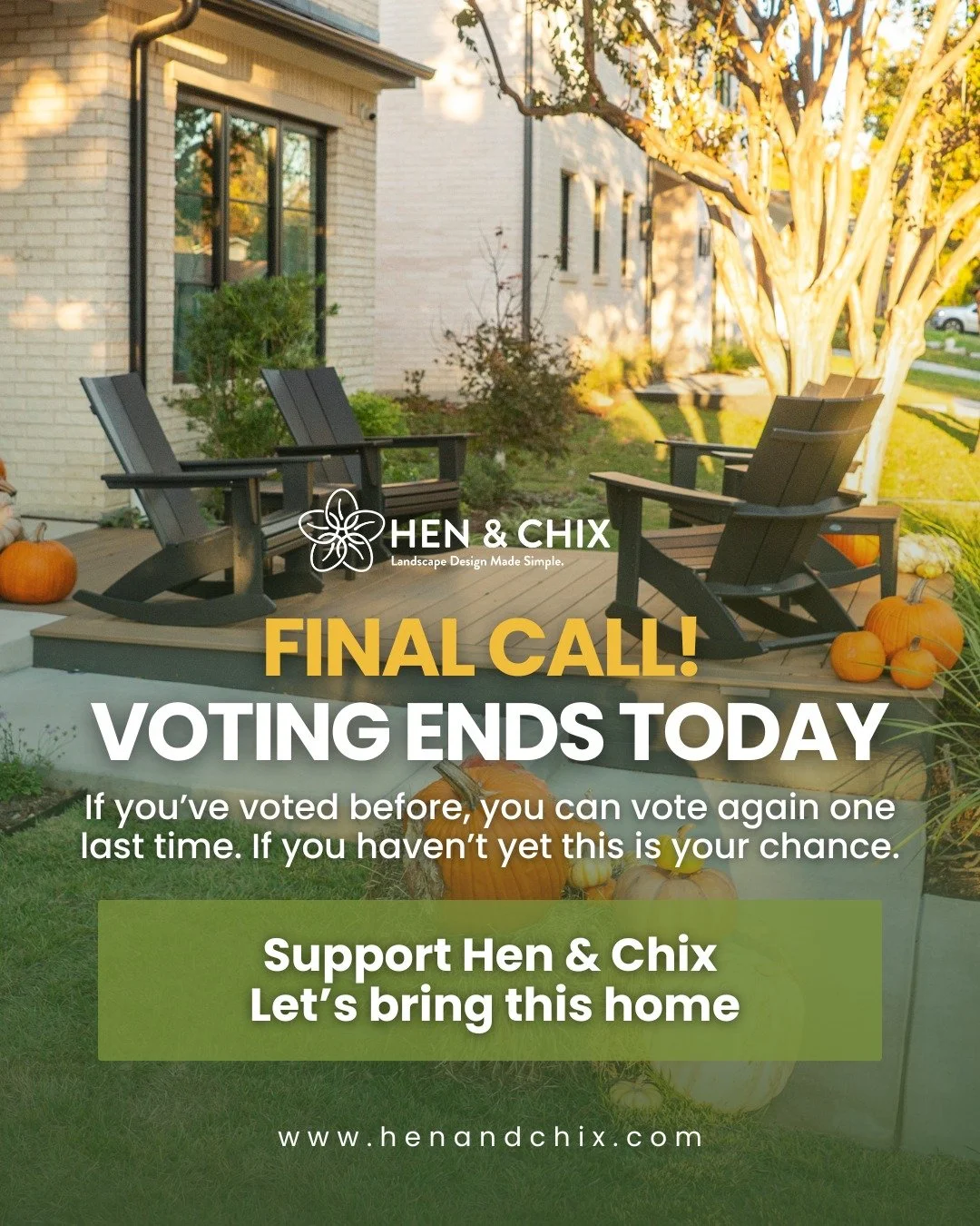 Final call! 

Today is the last day to vote for Best of 2026 &ndash; Local Services.

If you&rsquo;ve voted before, you can still vote one last time.
If you haven&rsquo;t yet, this is your chance.

We&rsquo;ve poured everything into every project des