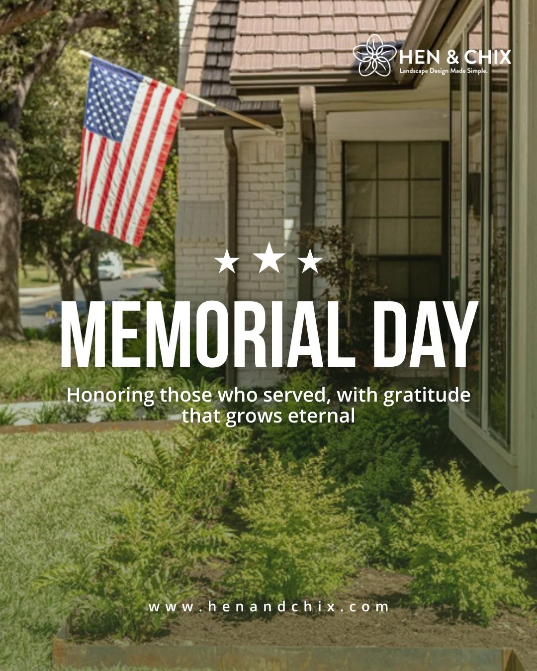 This Memorial Day, we pause to remember.

We honor the heroes who gave their lives in service to our country and the families whose love and sacrifice endures.

Their courage built the freedom we enjoy.

Their legacy deserves a moment of stillness, o