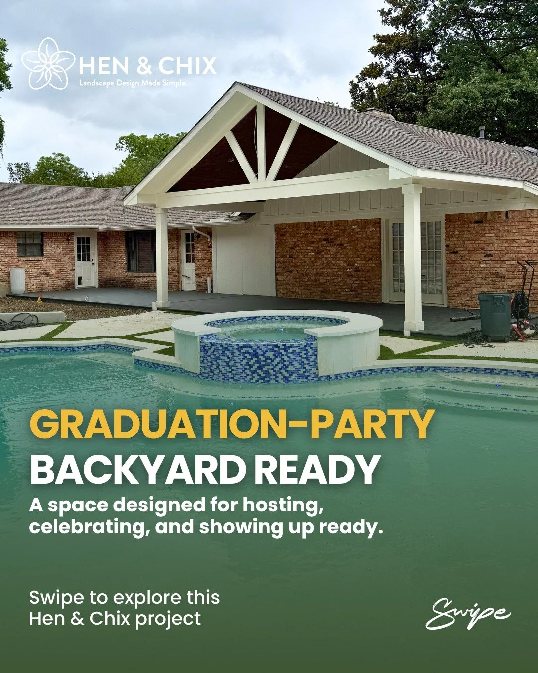 Graduation season hits different when your house becomes the place everyone wants to celebrate.

The food table stays full.
The pool never empties.
Parents are talking under the porch.
Kids are running around barefoot outside.
And somehow the party k