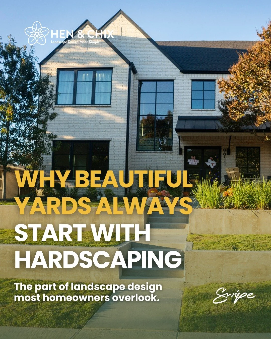 Think landscaping is all about the plants? Think again. 🧱🌿

Before the blooms and the mulch there&rsquo;s the framework. And it&rsquo;s called hardscaping.

Hardscaping is what gives your garden structure, shape, and purpose.
It&rsquo;s how we defi