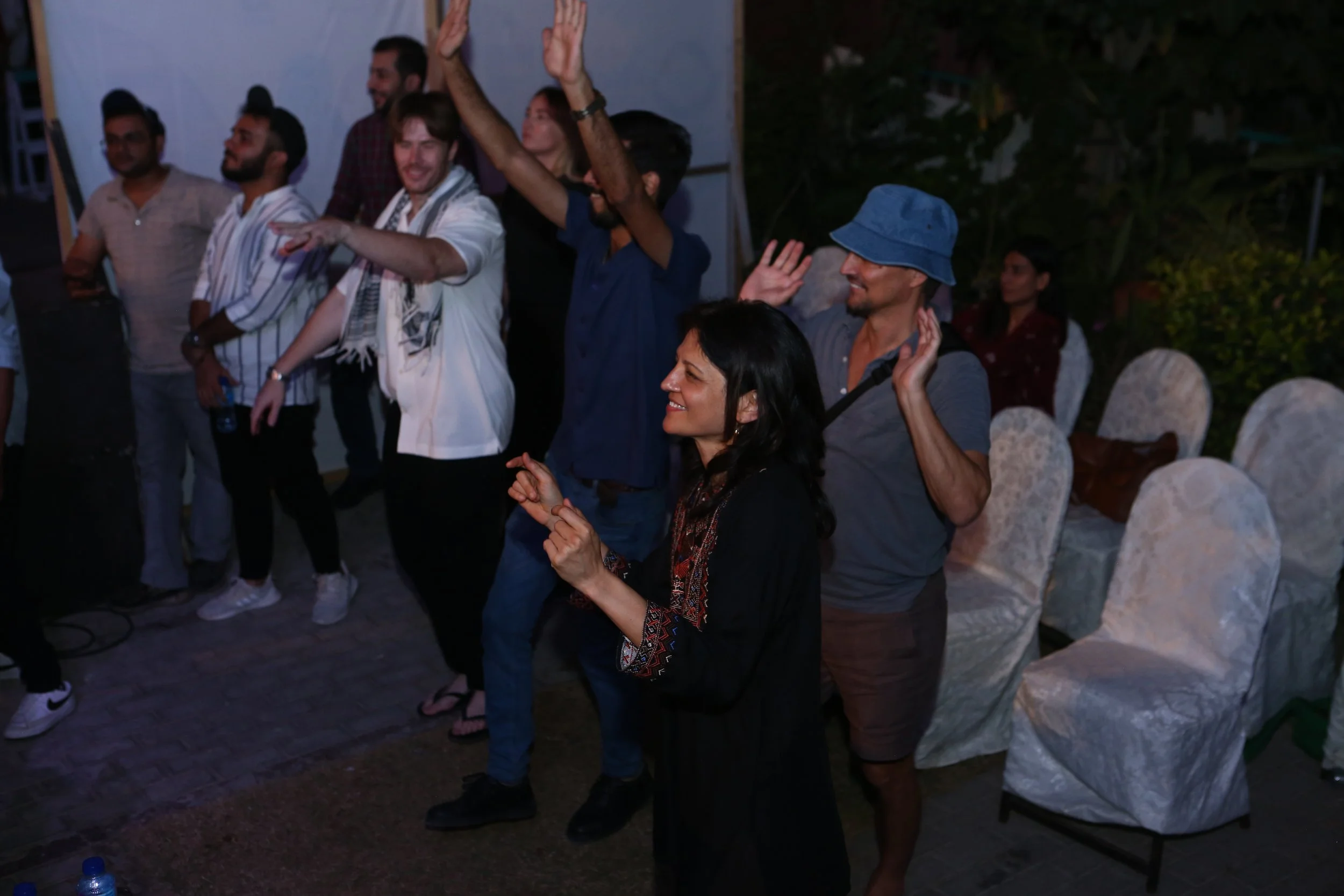 Erica Lauren Wise and Alex Liu enjoying the show at Mega Music Concert 2.0, Karachi, Pakistan, October 2024