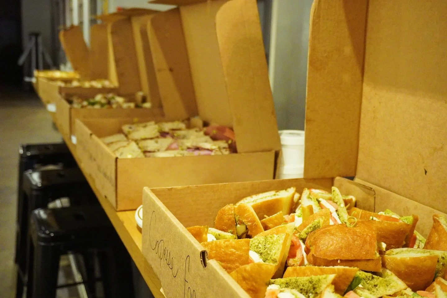 Looking to get your next event catered? Or just really have a hankering for an obscene amount of Turkey &amp; Brie? Sweet Jeans has you covered with our classic sandwiches, delectable desserts, and signature drinks. Call us for a quote! #sweetjeans #