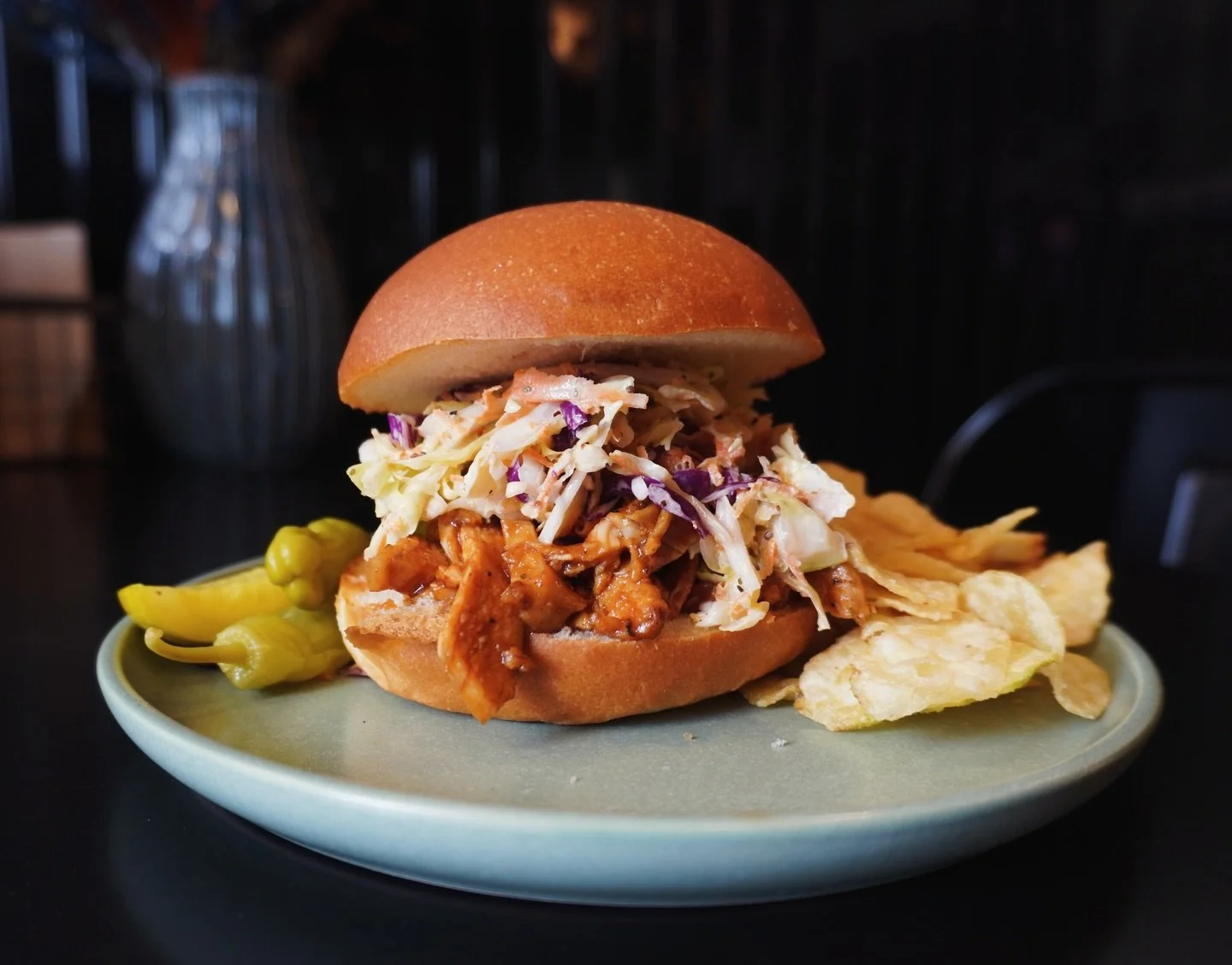 This week&rsquo;s special is especially tasty! Drop by and try our Pulled Chicken or Pulled Pork sandwich. Available while supplies last! #sweetjeans #njcafe #newark #downtownnewark #weeklyspecial