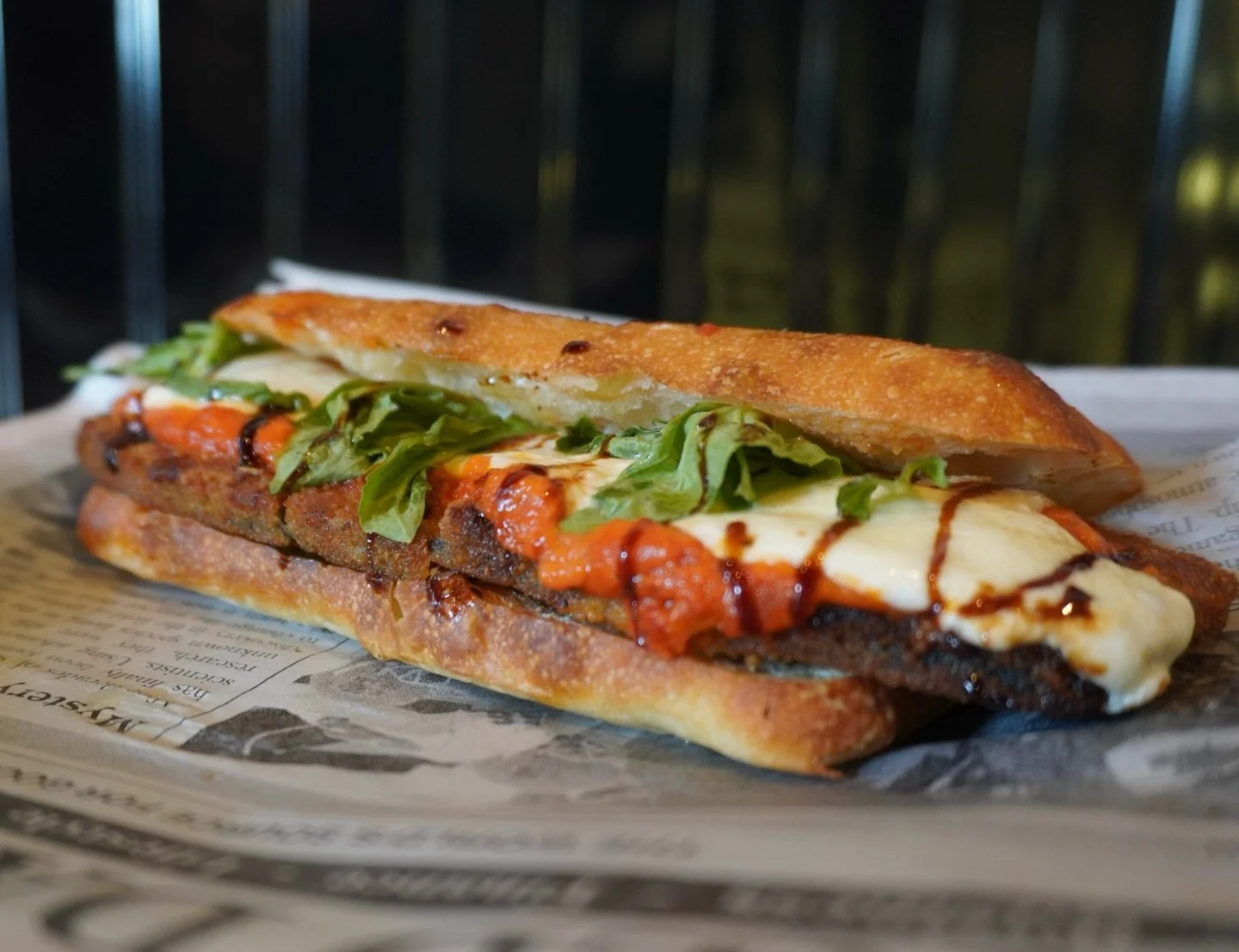 🚨New special alert!🚨 Introducing our new favorite: The Eggplant Parm. Crispy eggplant, savory marinara, gooey mozzarella, and a bright pesto, all on a toasted focaccia roll. You won&rsquo;t want to miss this one! Stop by today or next week to try t