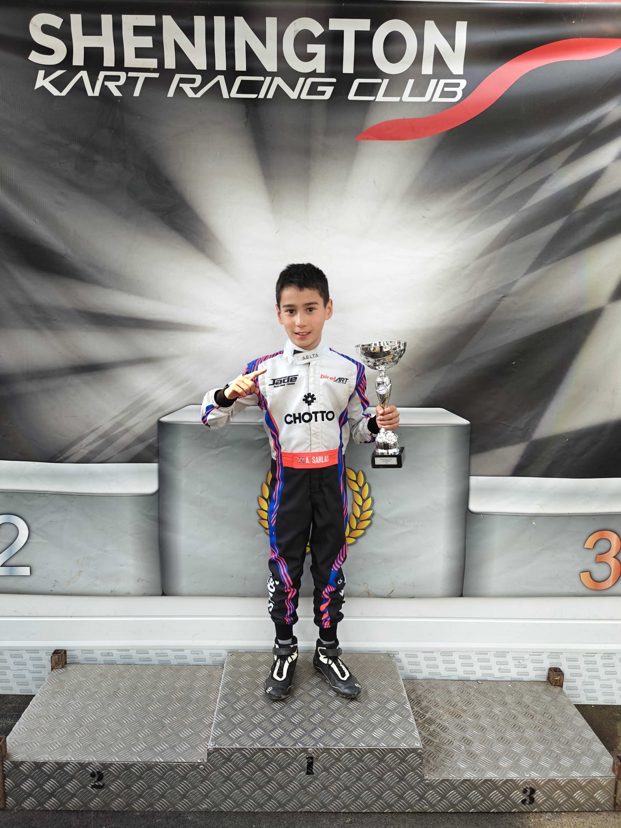 Alessandro Sarlas - Kart racer - GP Plate winner, Club Champion - Birel