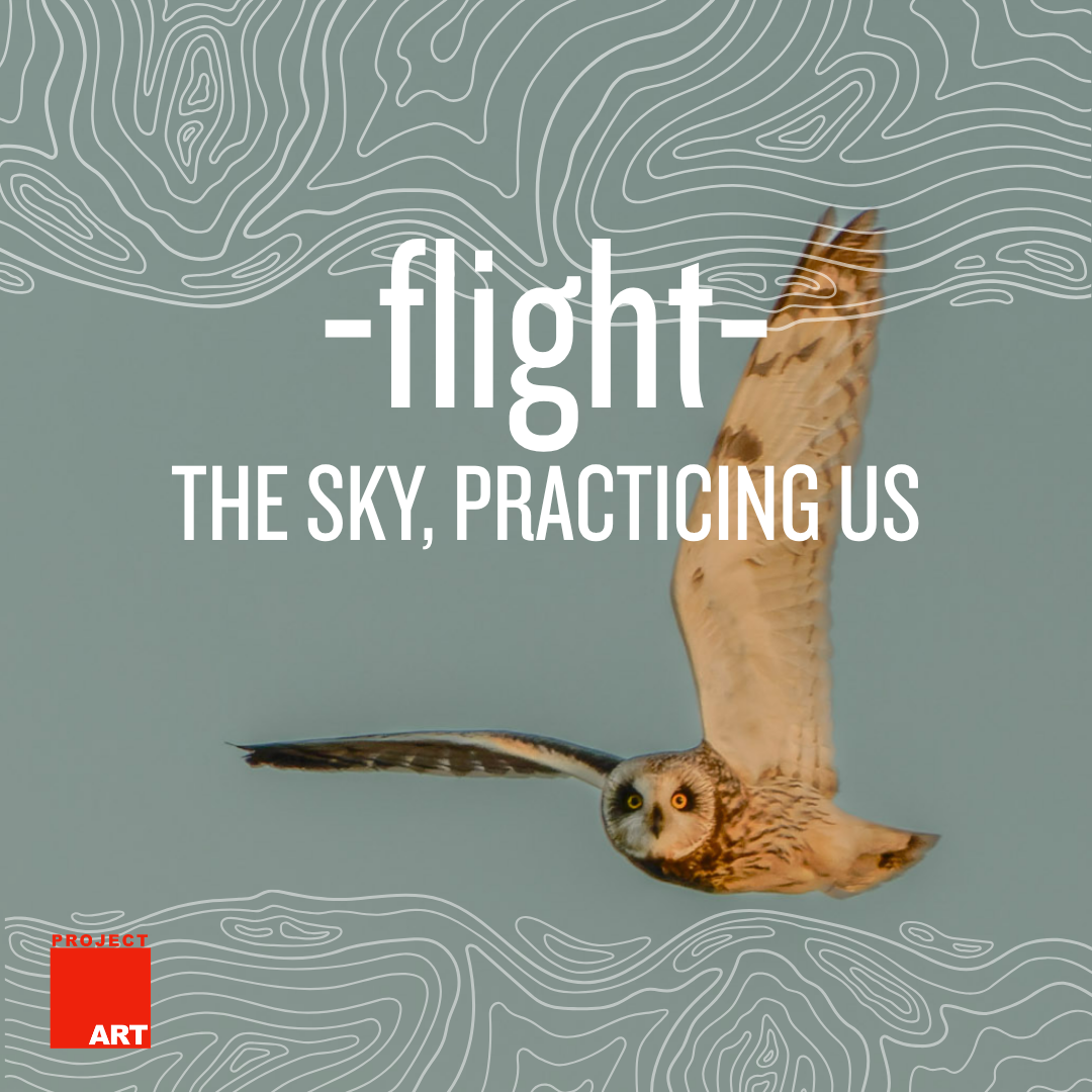 Opening Reception of -flight- the sky, practicing us