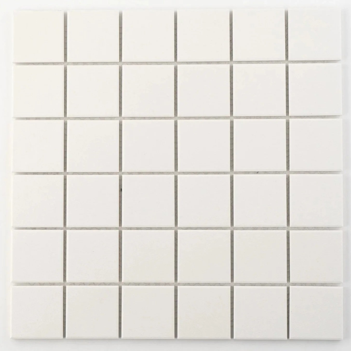 2" Square in Textured White