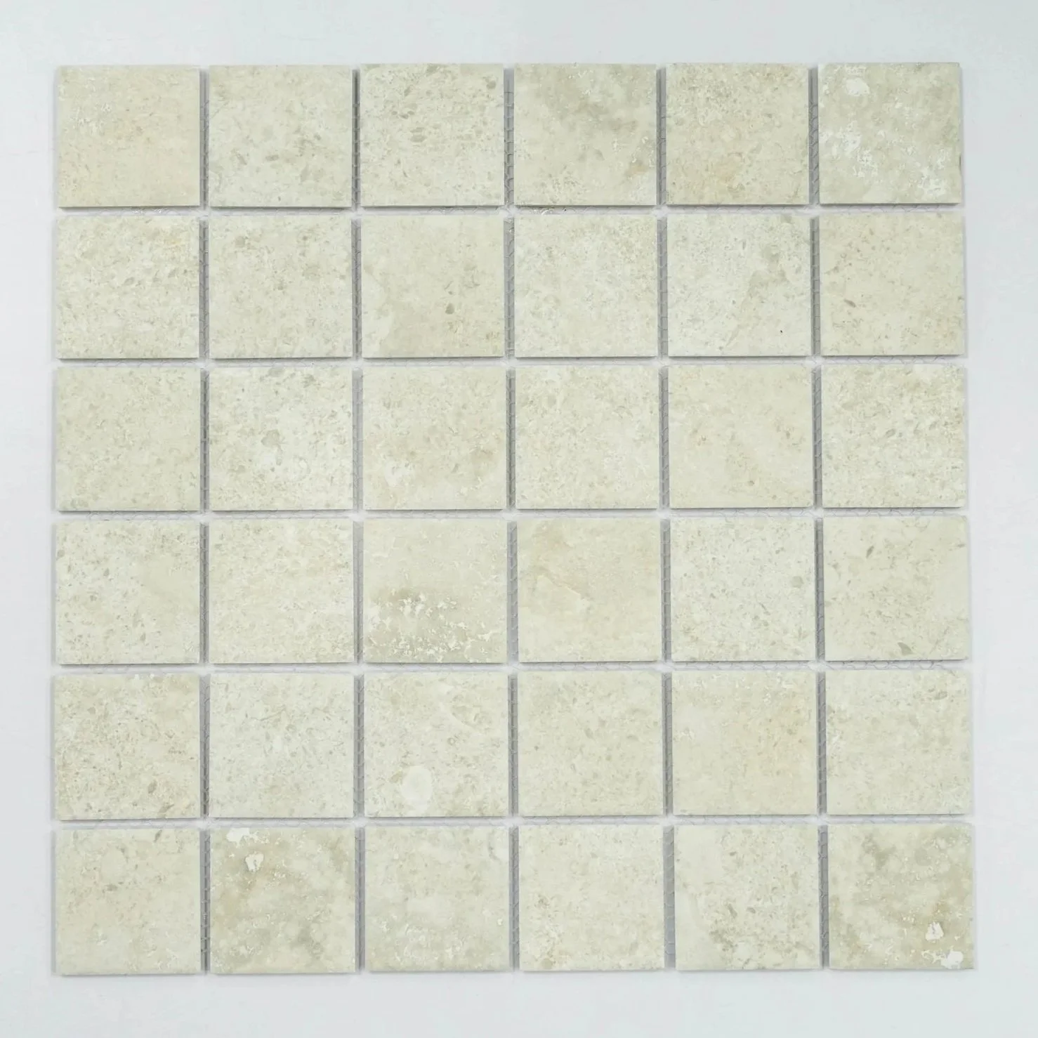 2" Square in Textured Beige