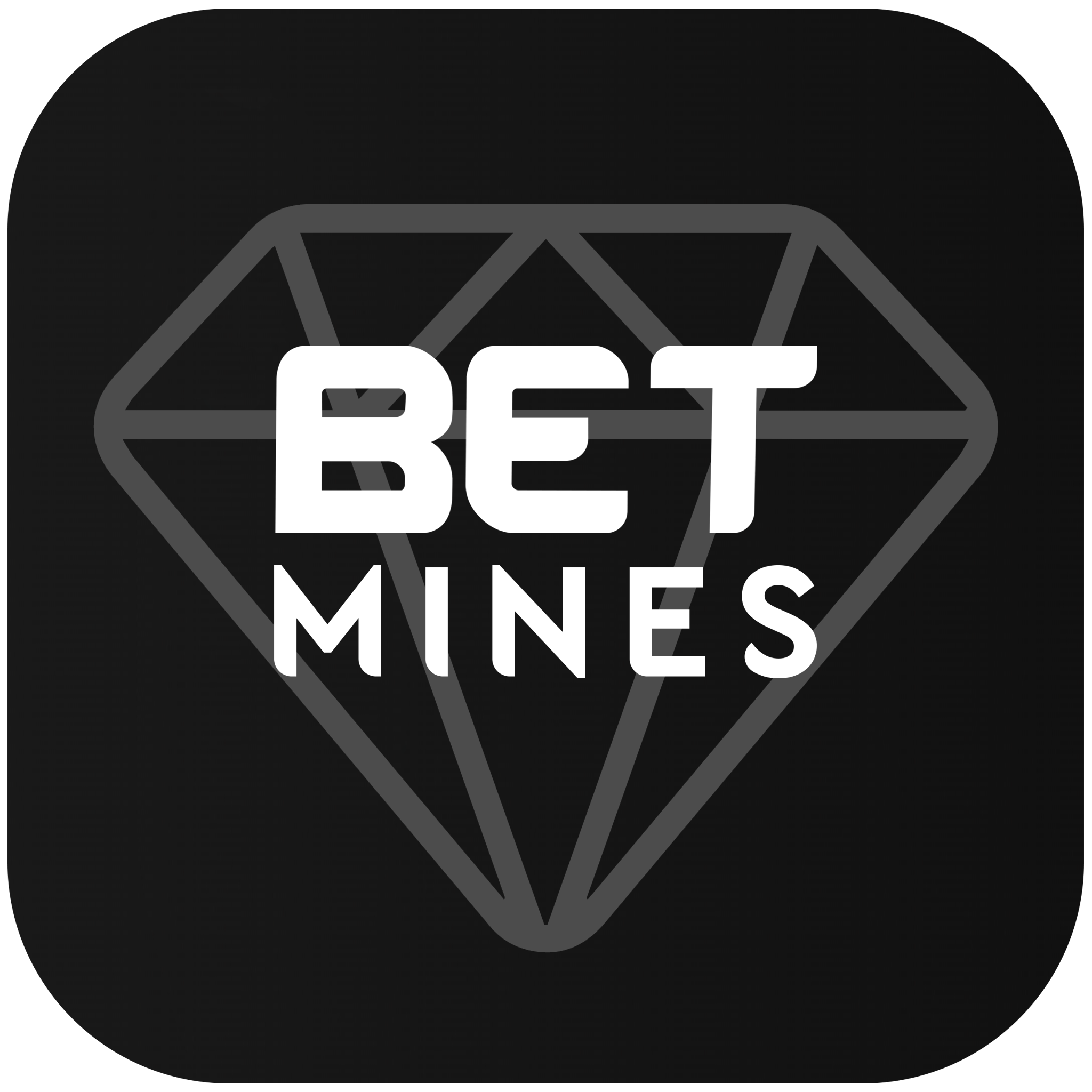 Logo for 'Best Mines' featuring a stylized diamond shape with the words 'BEST MINES' inside.