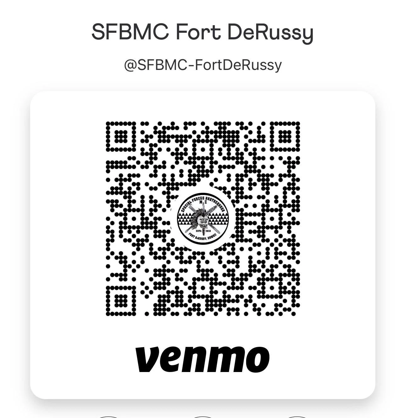 Donate via Venmo