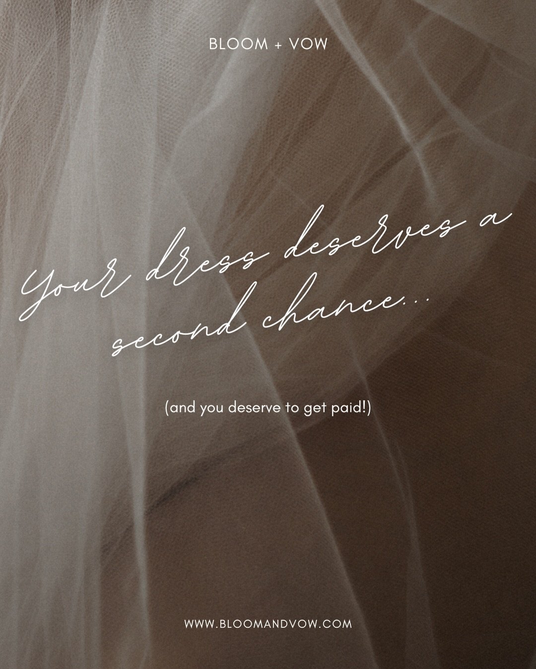 Why consign your dress with us? ✨
Because your gown deserves a second love story.

💸 Over $15,000 in consignment payouts back to our amazing clients
👗 50+ dream dresses found 
🤍 And we take care of everything! 

Ready to consign? Let&rsquo;s make 