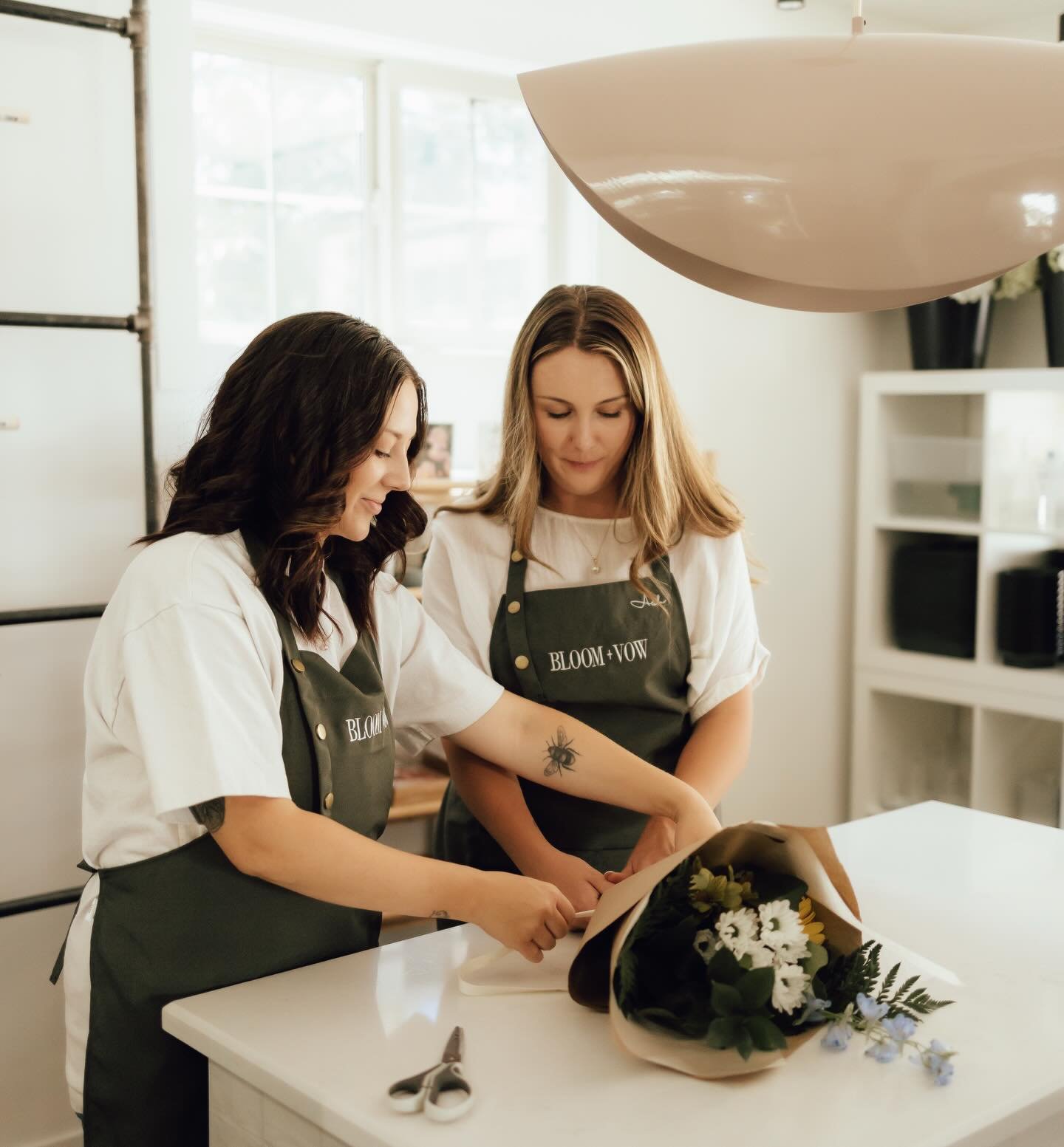 We have some really exciting news we&rsquo;ll be ready to share SO soon!! Stay tuned 🤗 

~ Ash + Bre 

#floraldesigners #bloomandvow

📸: @1954muse