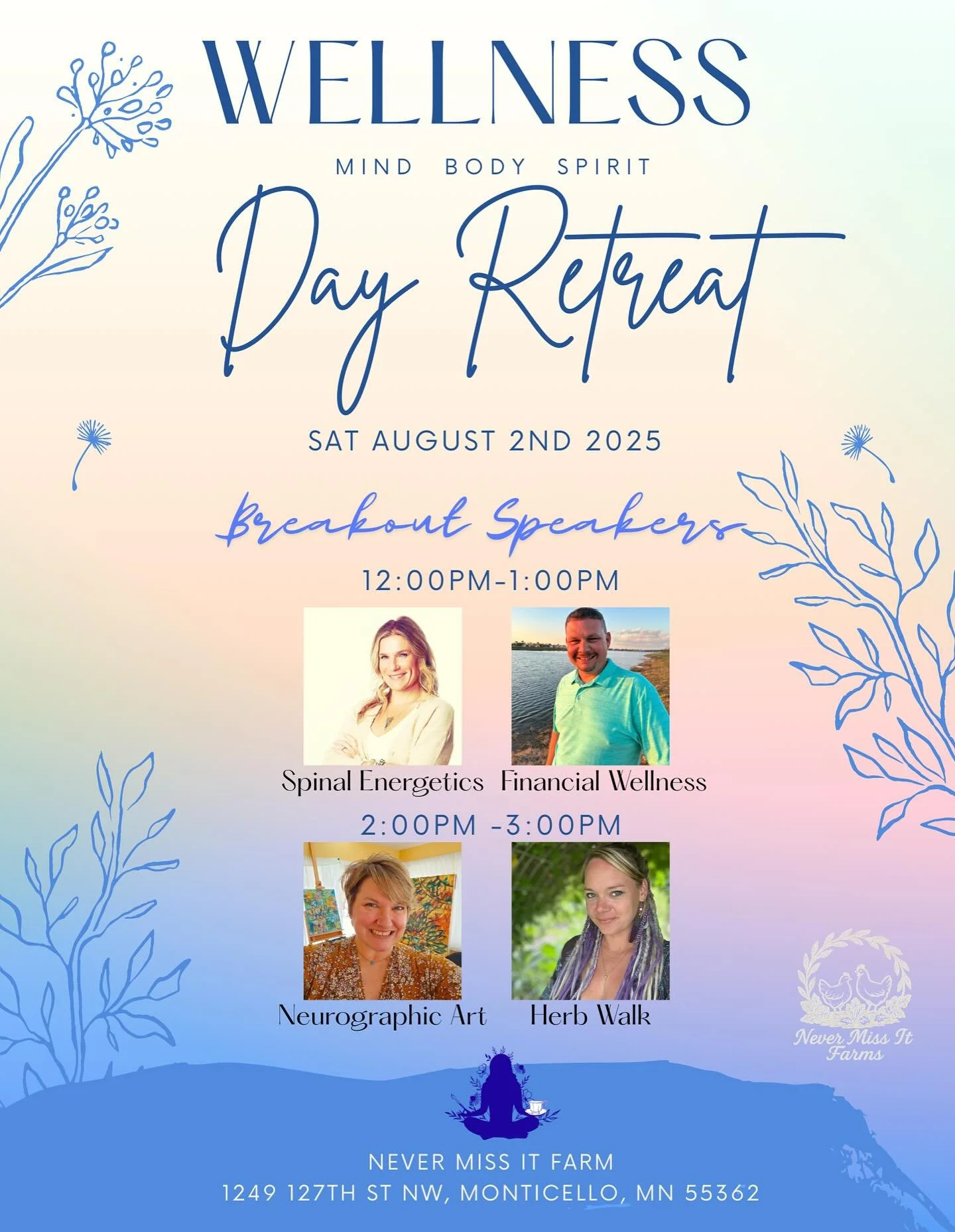 Today we sent out the sign ups for the Massage &amp; Spinal Energetics sessions that are available at the retreat! If you are registered and didn&rsquo;t see the link look 👀 in the spam folder!! Both are now full and there is a waitlist! Getting so 