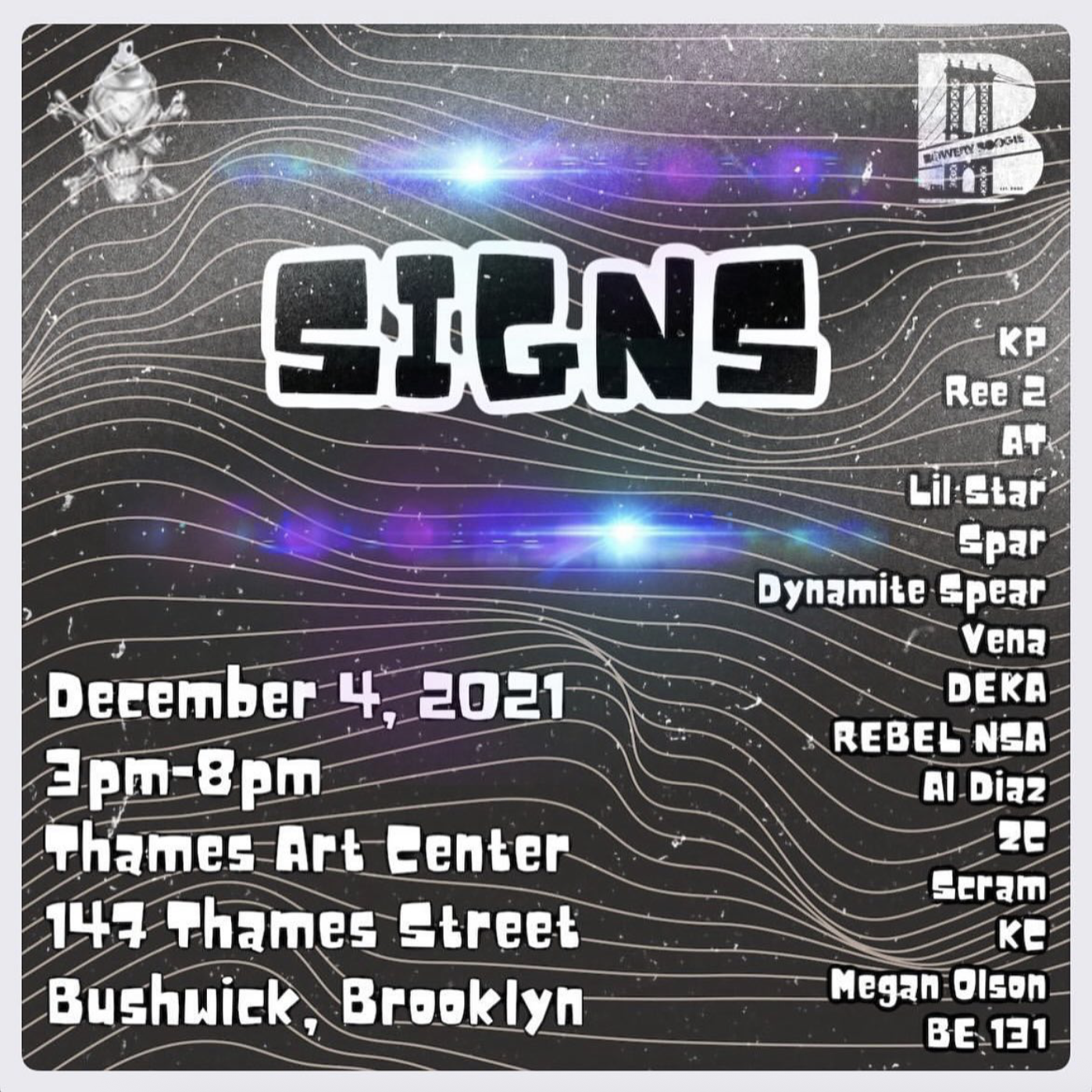 SIGNS group show at Thames Art Center, Brooklyn