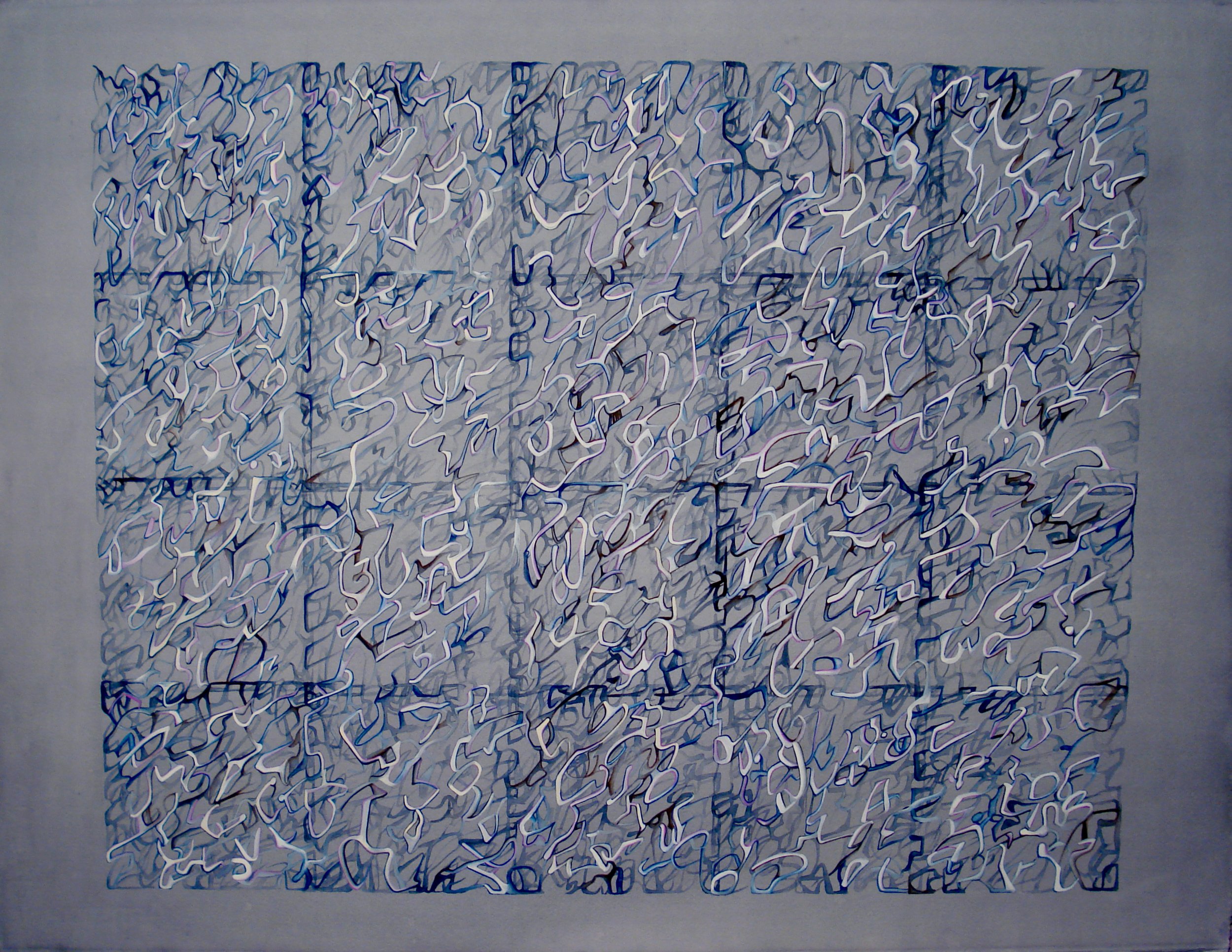 Frenetic Movement In Grey Boilerplate