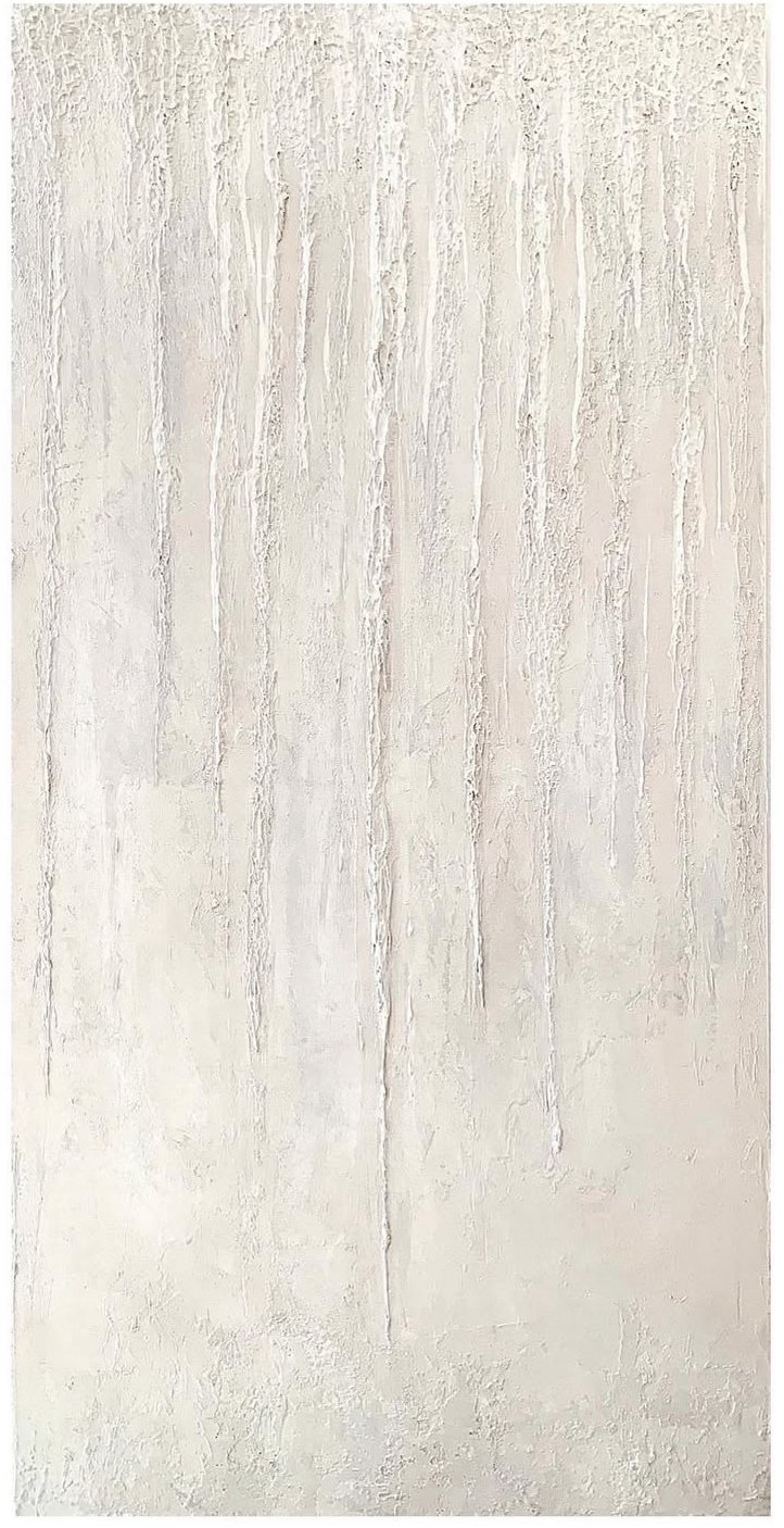 Larmes Calcaire
2021
Toile sur chassis en bois 120 x 60 x 1,7 cm
Technique : Peinture
Couleur : Blanc
