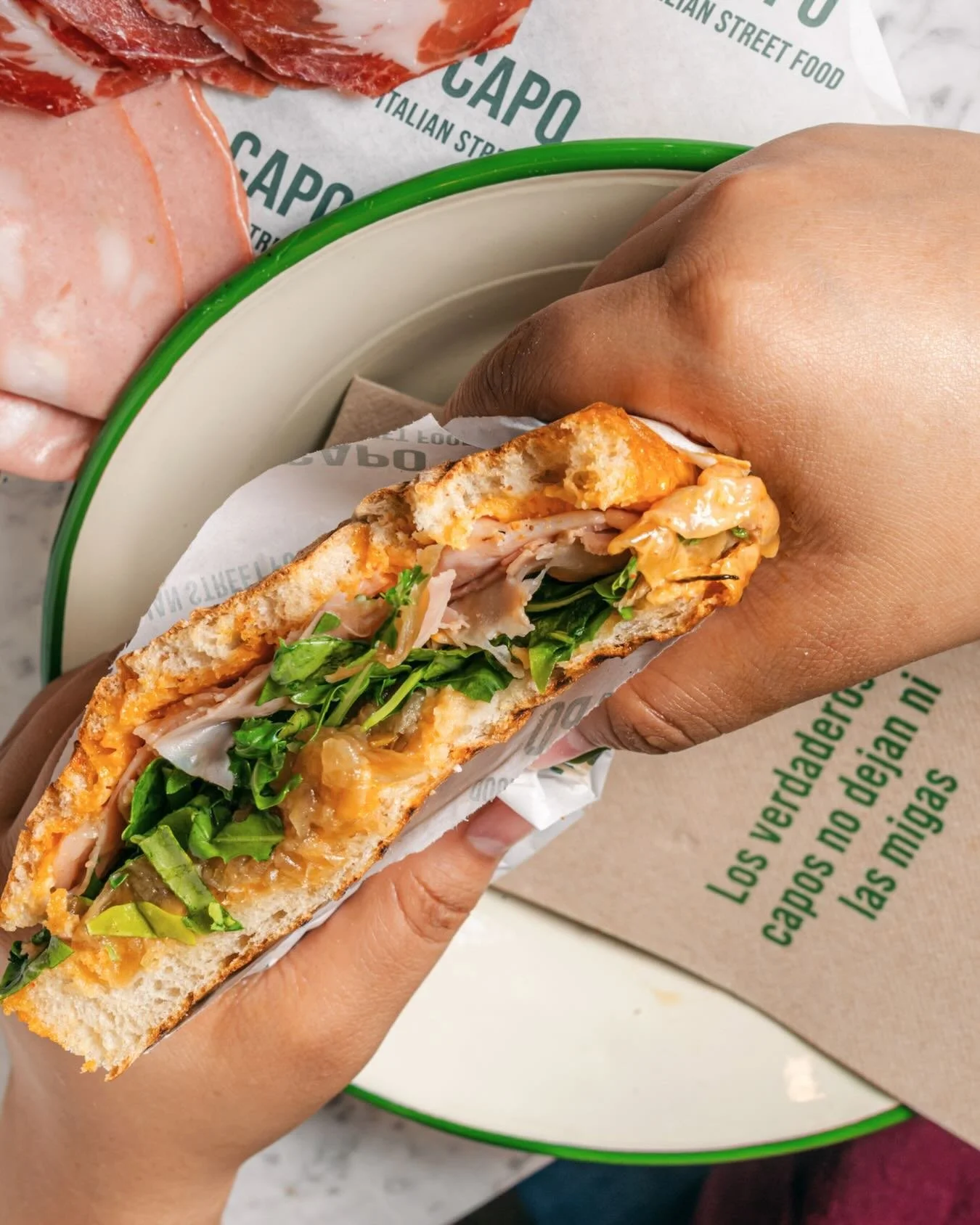 Cuando la focaccia entra en escena, no hay alternativa
El plan es quedarse y disfrutar.