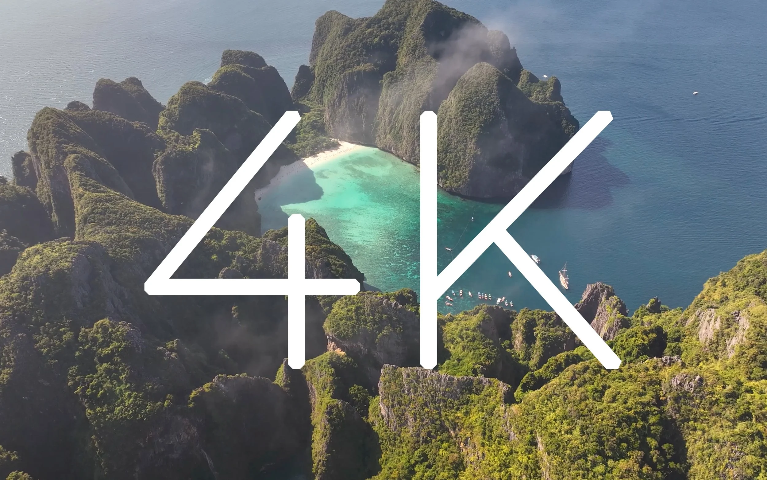Maya Bay Aerial Reveal – Iconic Tropical Paradise from The Beach, Thailand