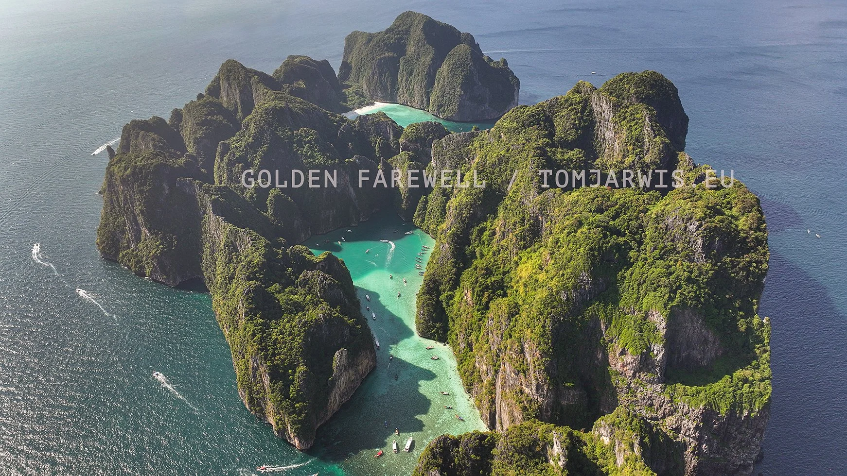 Golden Farewell — Phi Phi Leh Island, Thailand