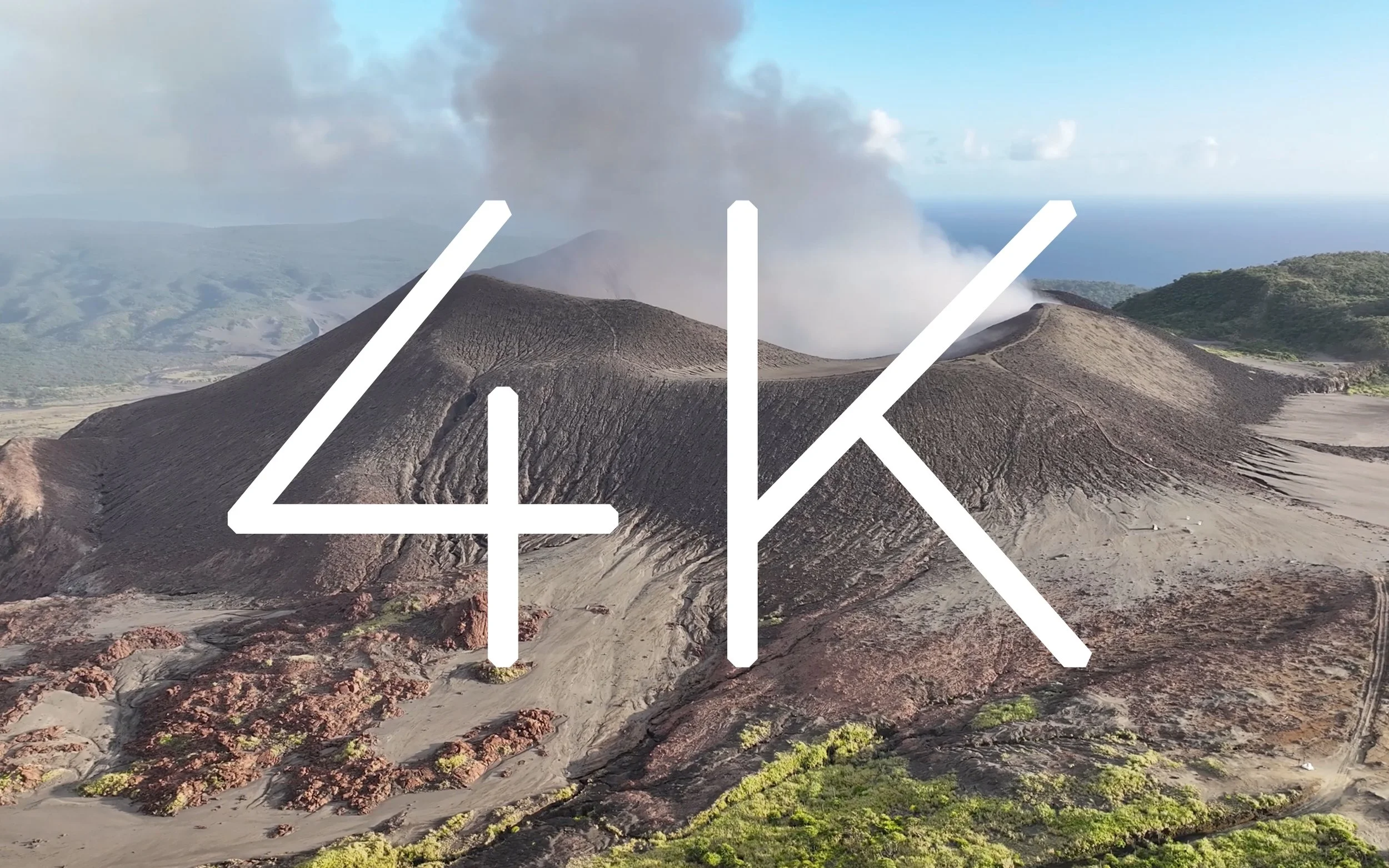 Active Smoking Volcano in Tanna, Vanuatu