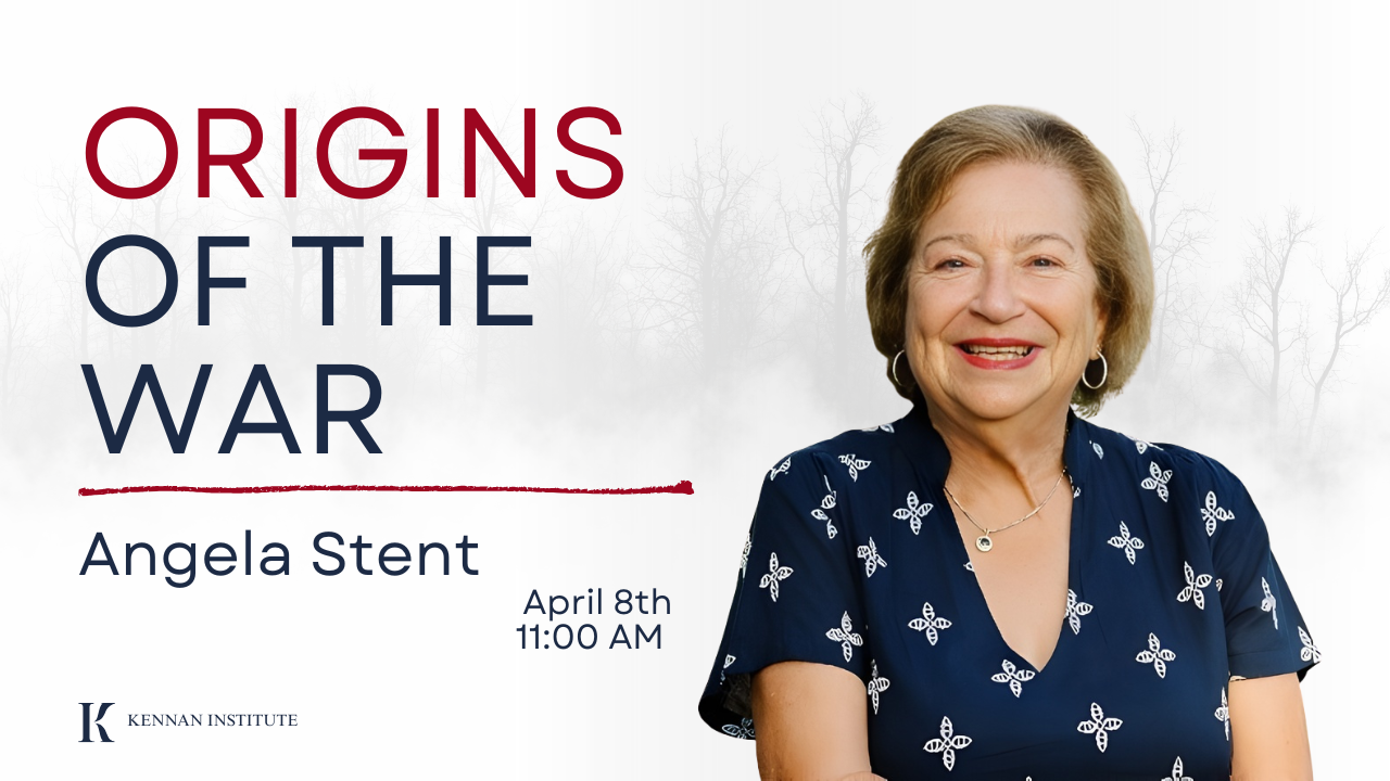 Origins of the War: A Conversation with Angela Stent