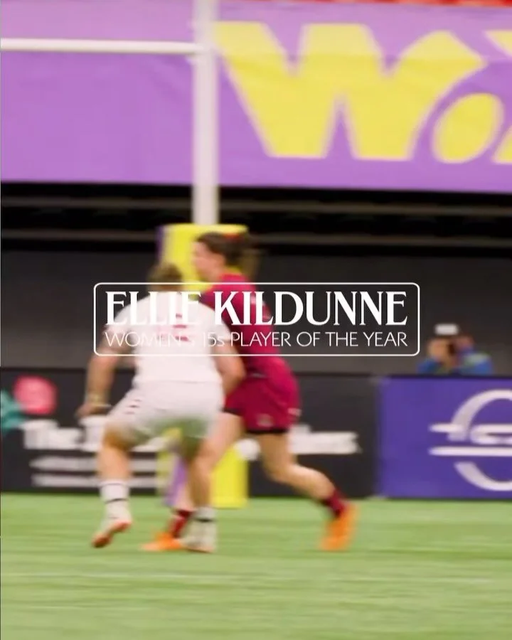 She did it. 🏆 🌍 
Ellie Kildunne - World Rugby Women&rsquo;s 15s Player of the Year 2024
@elliekildunne 👩🏼&zwj;🦱