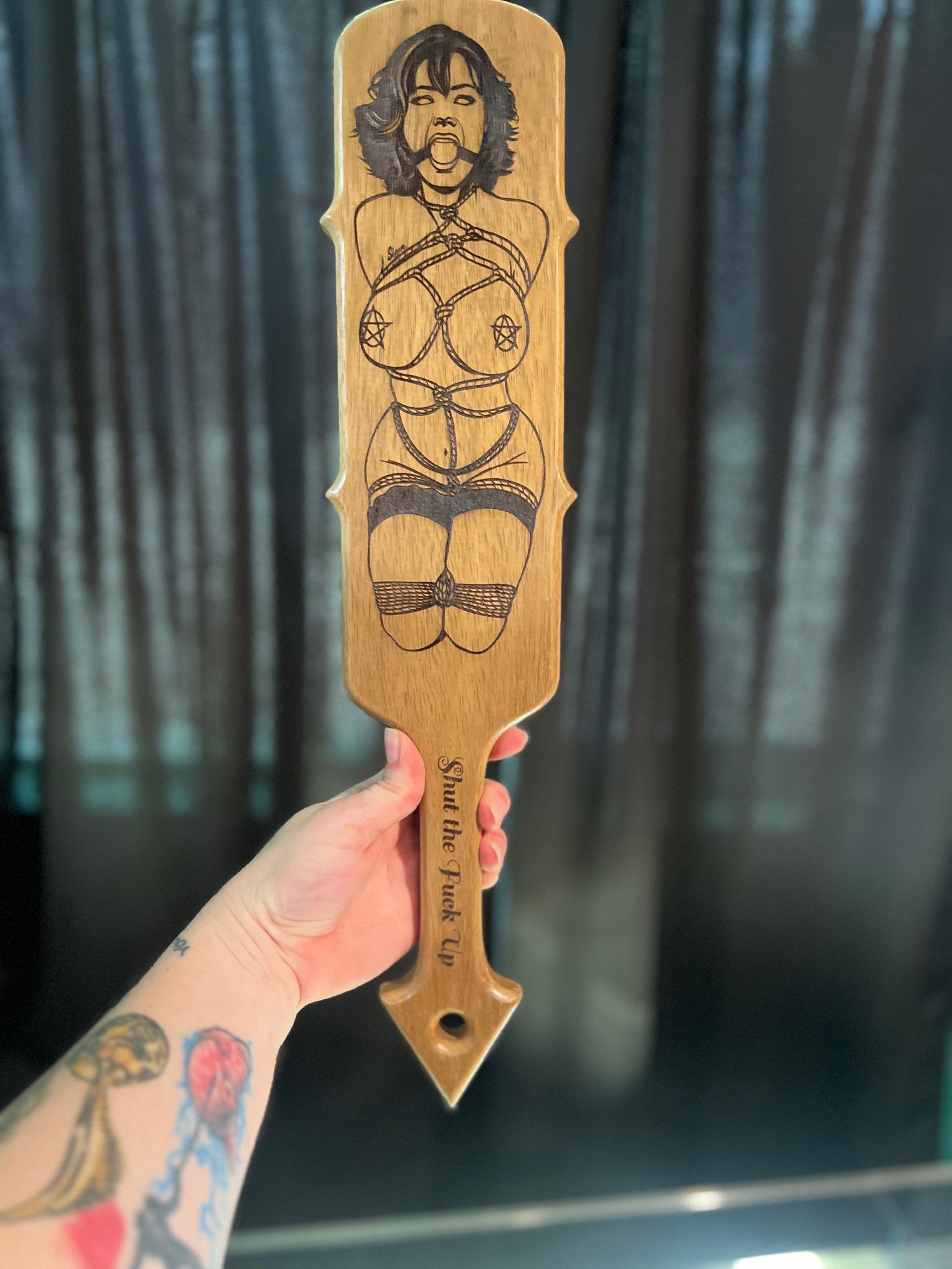 Shibari Girl Pointy Paddle
