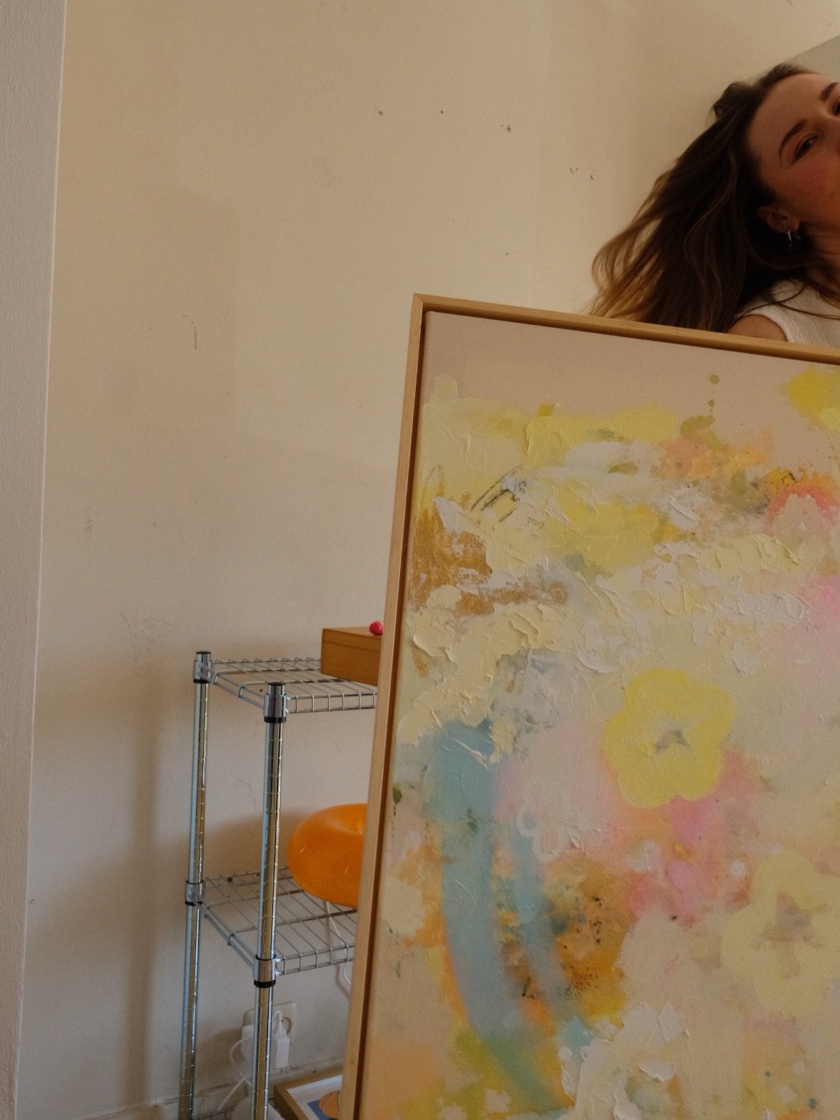 New Art Drop tomorrow!! ✨ swipe for the sneak peek 👀 

Two paintings will be released Wednesday at 6 pm.🕕 

More infos about these two peaces coming tomorrow! 🤩

#artdrop #artist #painting #abstractart #modernart