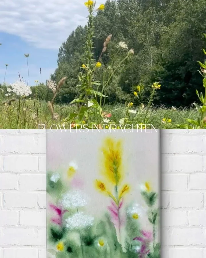 Painting flowers I spot wherever I go 🍃 No trending audio, just the sound of nature 🤍

Flowers in Drachten, Tulips in Delft and Sakdoekjesboom in Delft (The Netherlands). 

#floralartwork #flowers #art #abstract #artist